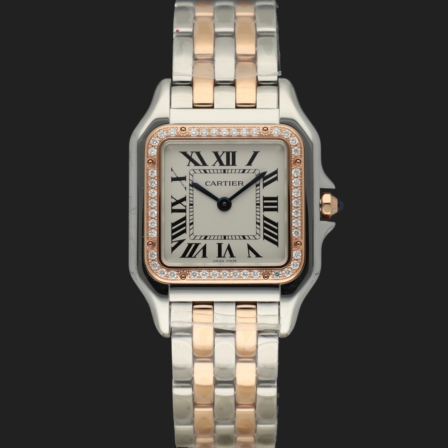 Cartier Panthère W3PN0007 (2024) - Wit wijzerplaat 37mm Goud/Staal (3/8)