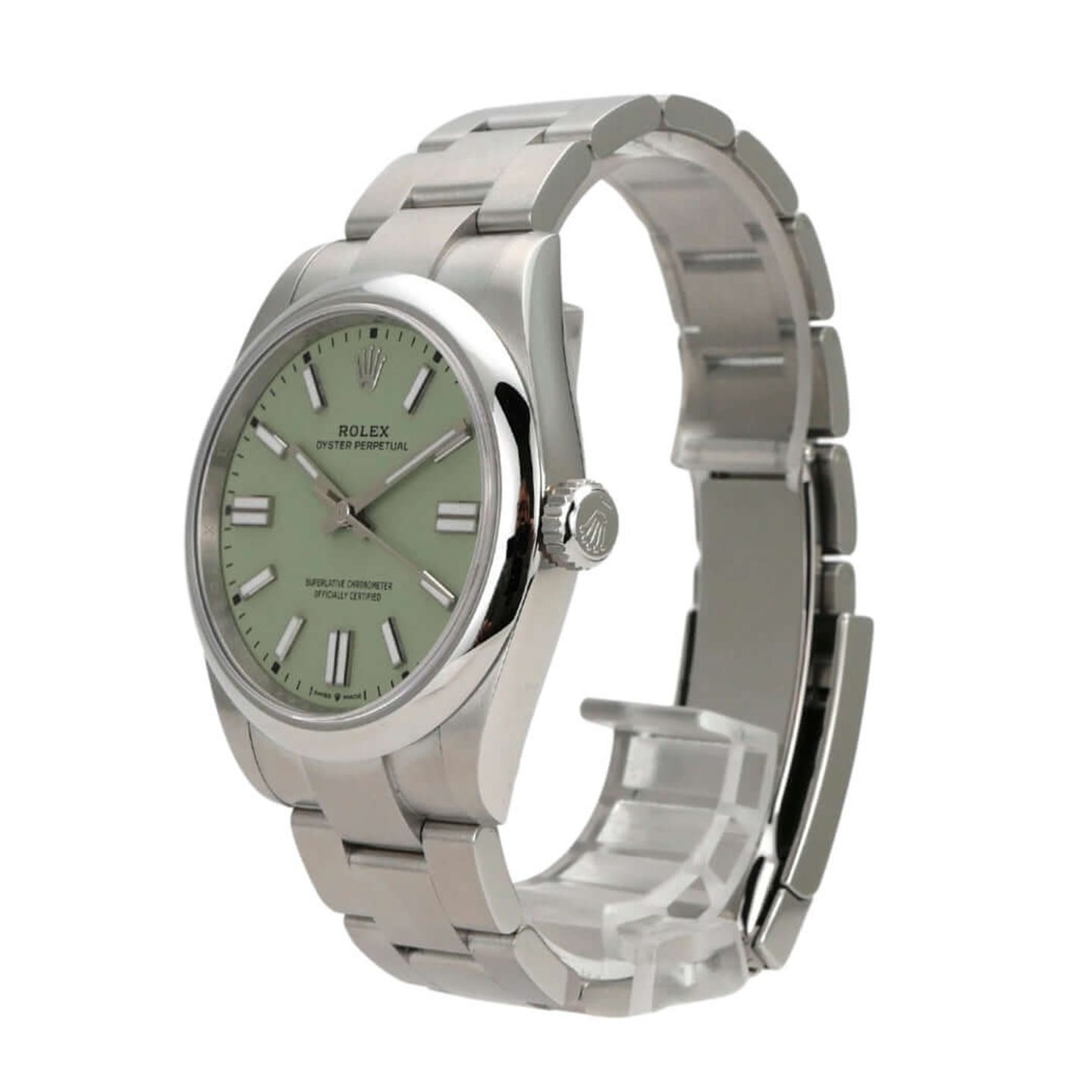 Rolex Oyster Perpetual 41 134300 (2025) - Beige wijzerplaat 41mm Staal (3/8)