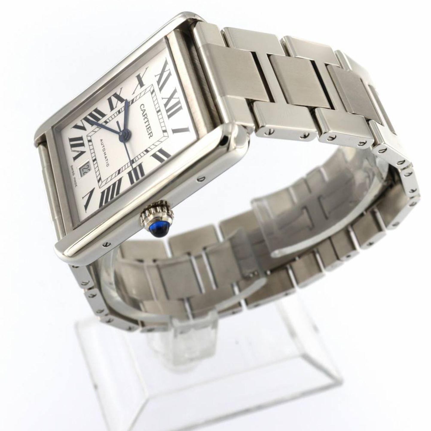 Cartier Tank Solo W5200028 (2016) - Silver dial 31 mm Steel case (2/6)