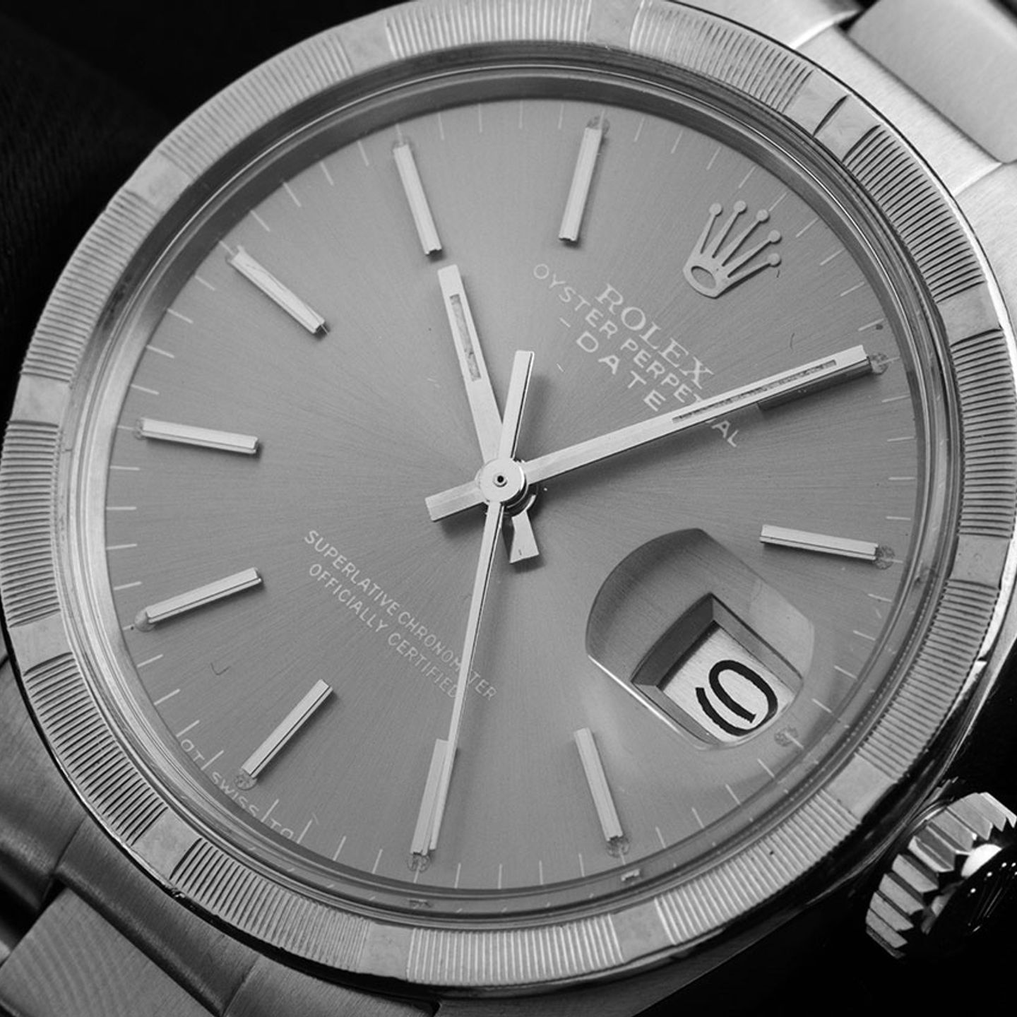 Rolex Oyster Perpetual Date 1501 (1975) - 34mm Staal (3/8)
