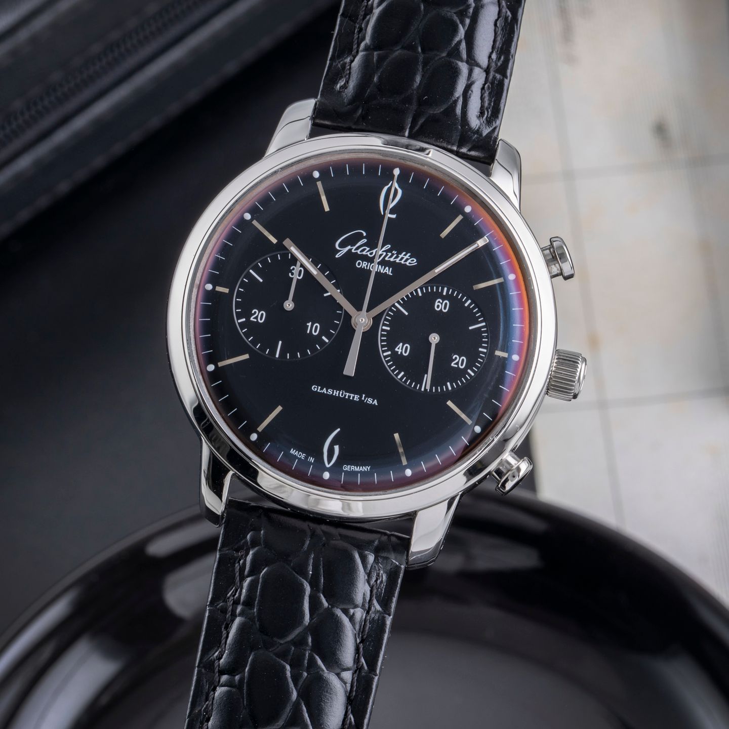 Glashütte Original Sixties Chronograph 1-39-34-02-22-04 - (3/8)