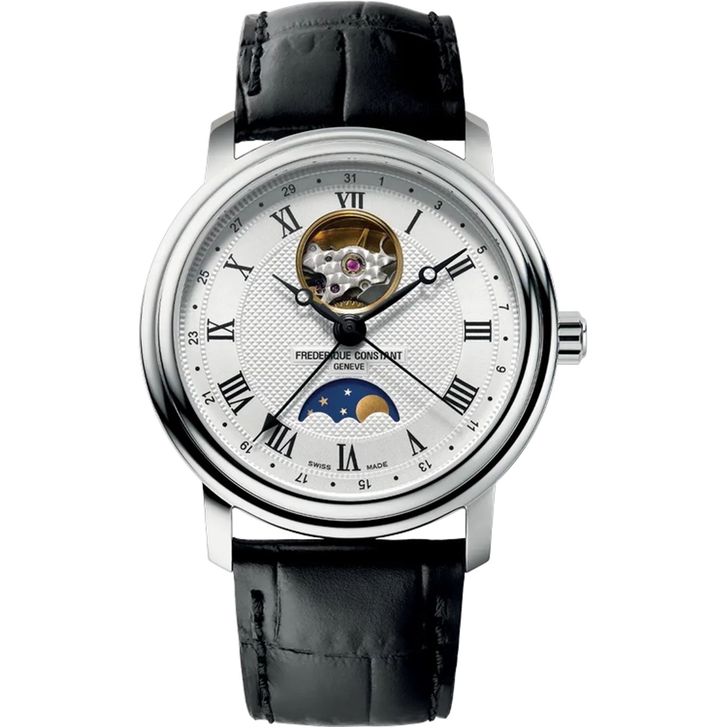 Frederique Constant Classics Moonphase FC-335MC4P6 (2026) - Silver dial 40 mm Steel case (1/1)