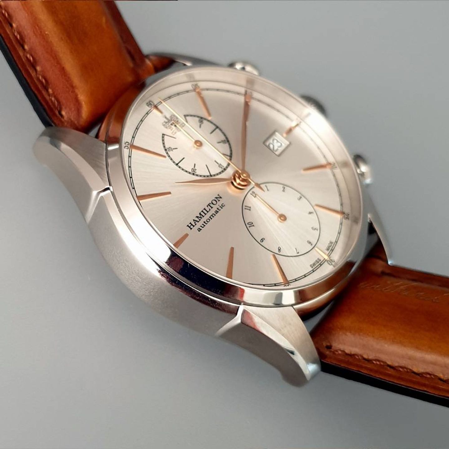 Hamilton Spirit of Liberty H32416581 (2025) - Silver dial 42 mm Steel case (3/8)