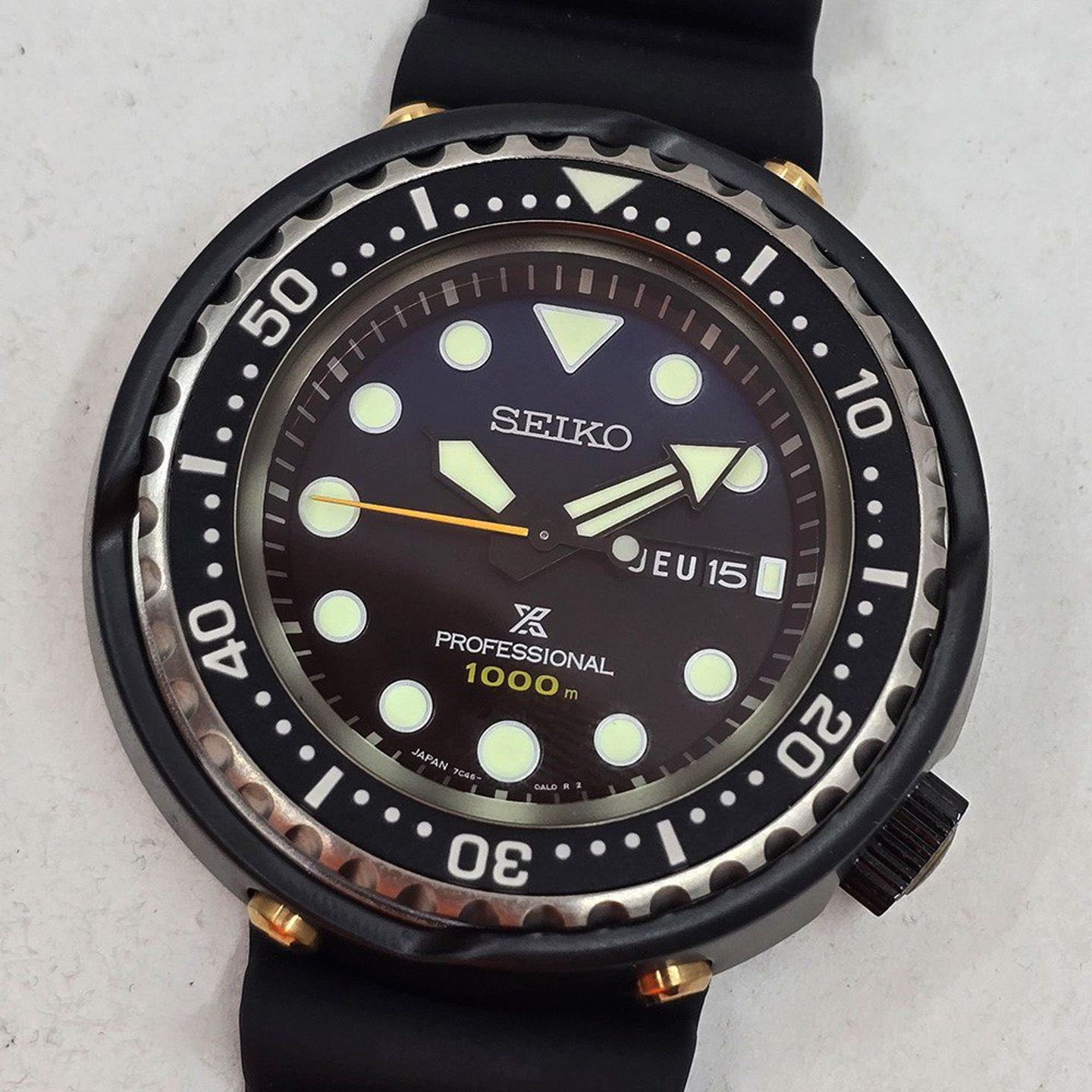 Seiko Prospex S23635J1 (2025) - Blue dial 50 mm Titanium case (1/8)