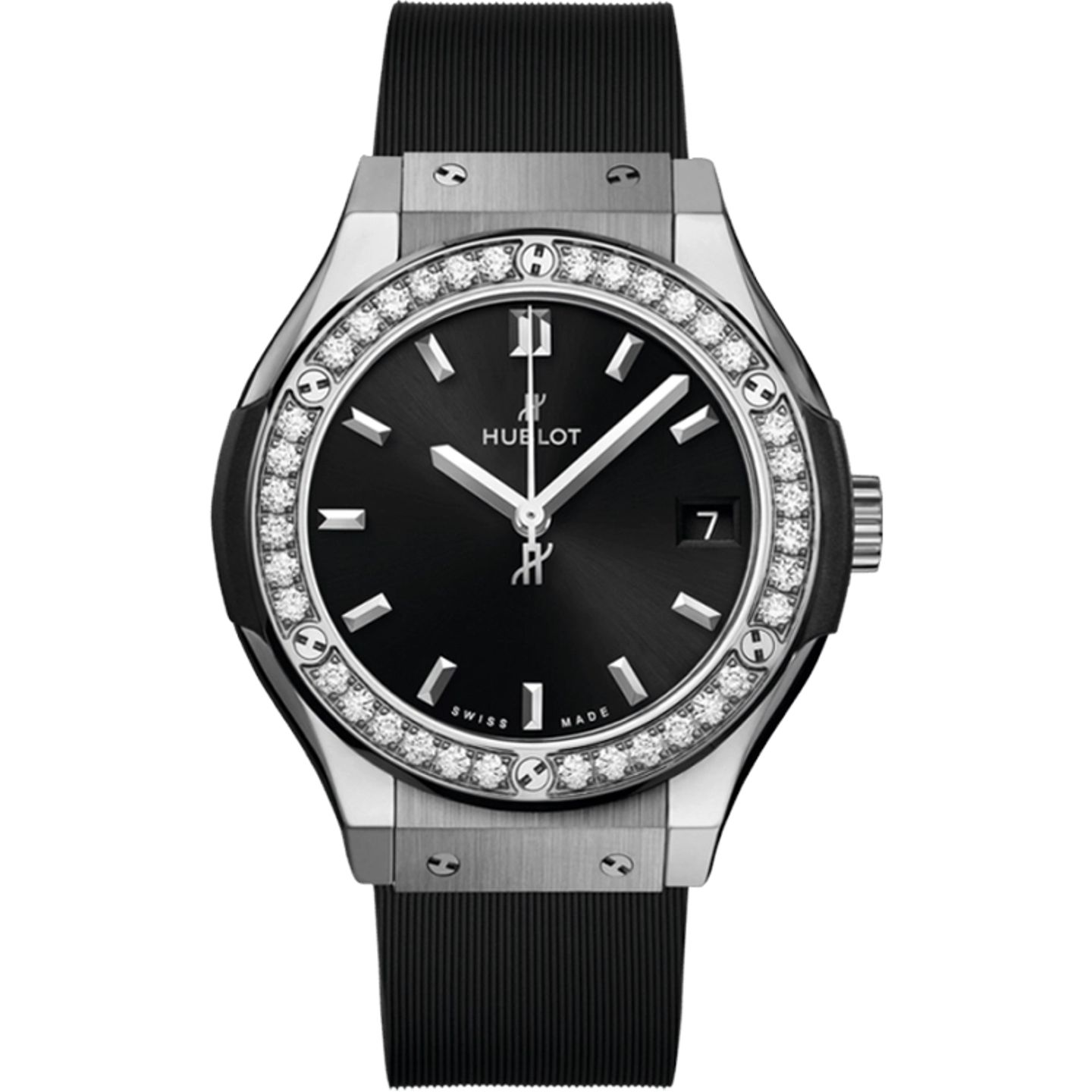 Hublot Classic Fusion Quartz 581.NX.1470.RX.1104 (2025) - Black dial 33 mm Titanium case (1/1)