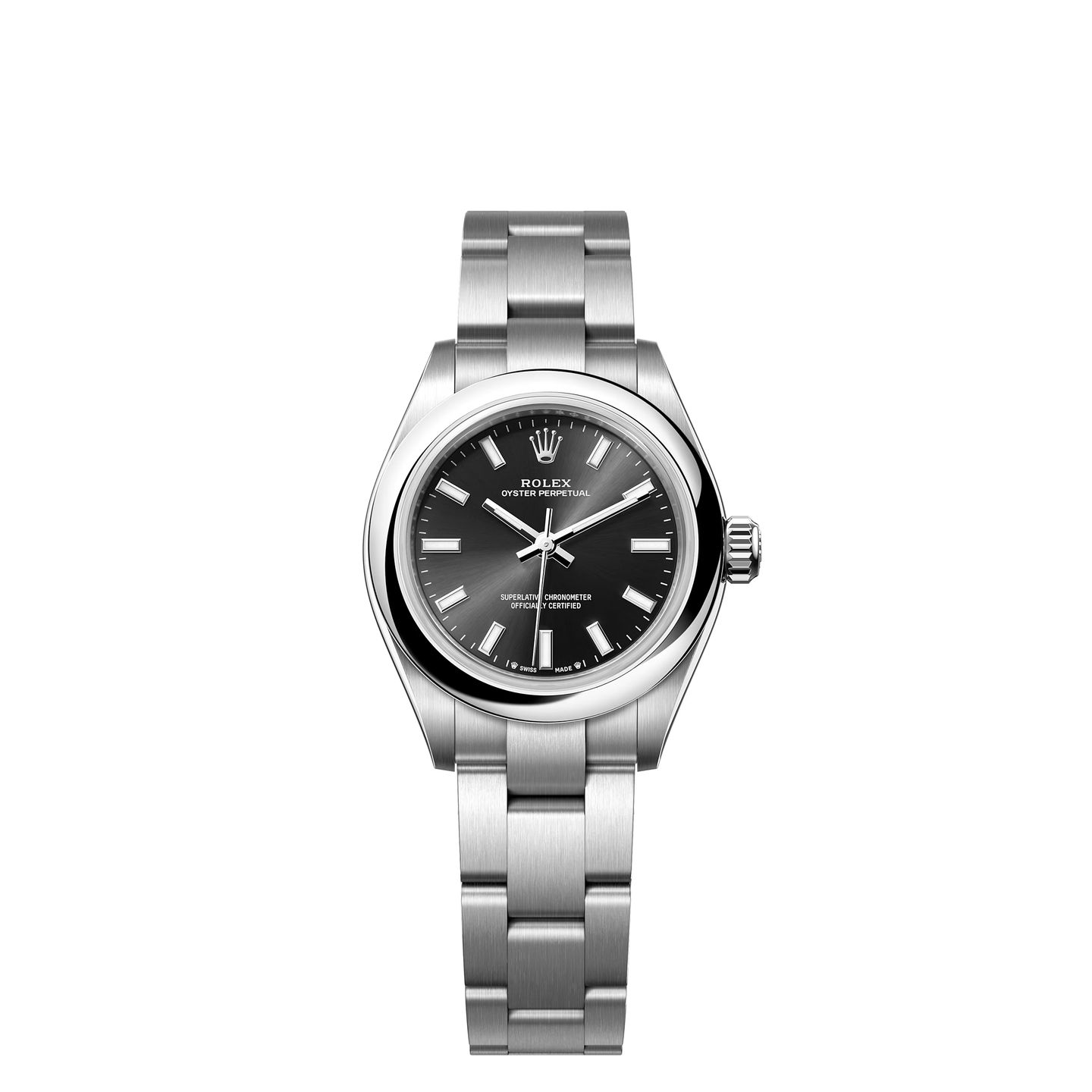 Rolex Oyster Perpetual 28 276200 (2024) - Zwart wijzerplaat 28mm Staal (1/1)