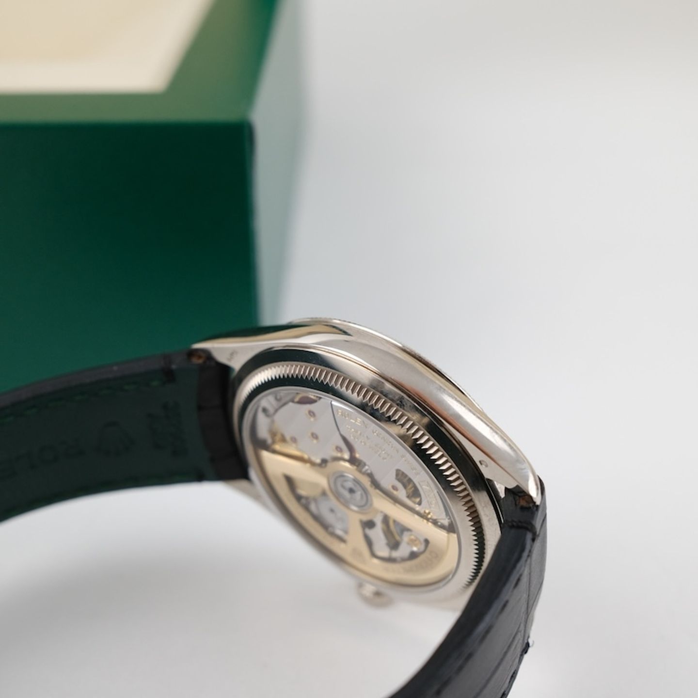 Rolex Perpetual 1908 52509 (2024) - White dial 39 mm White Gold case (7/8)