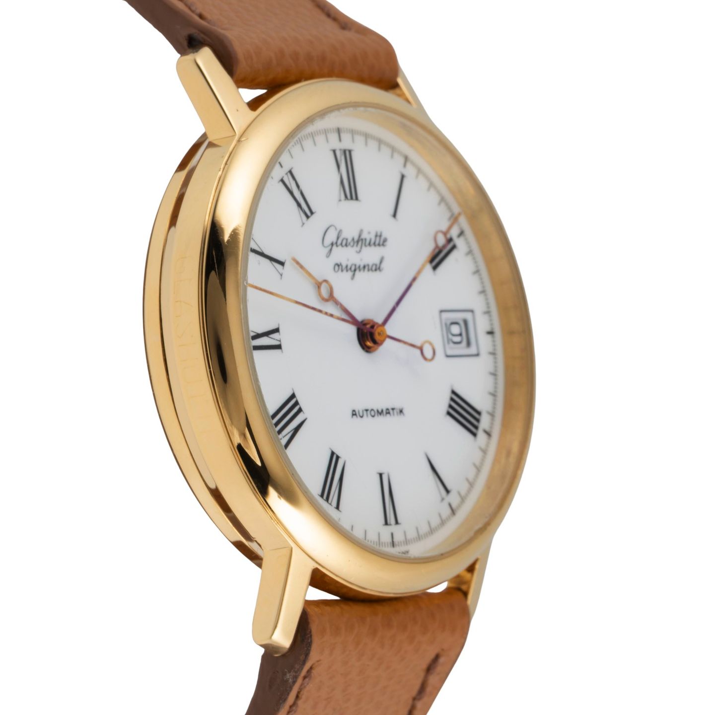 Glashütte Original Vintage 10-31-01-01-04 (1994) - Wit wijzerplaat 35mm Goud/Staal (7/8)