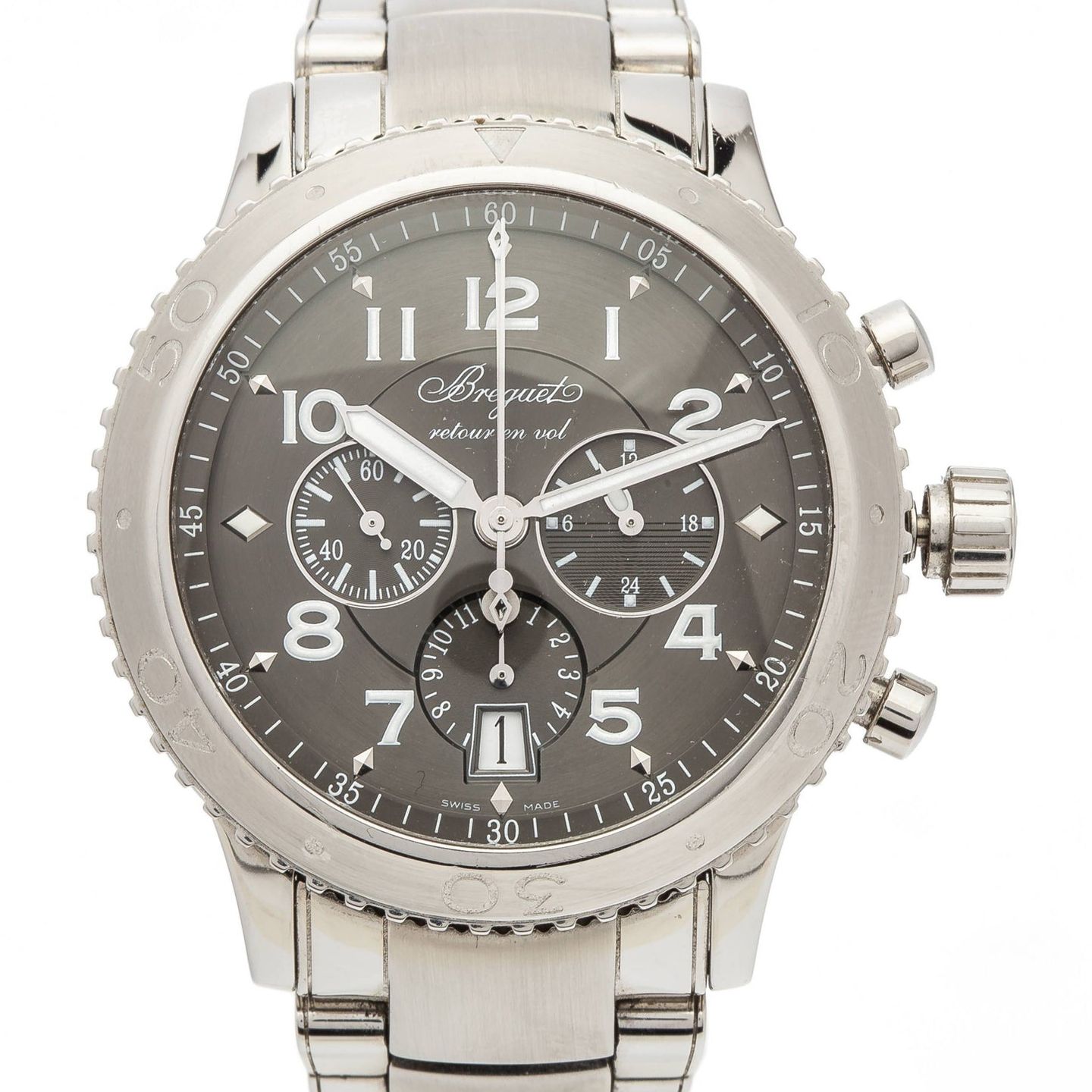 Breguet Type XX - XXI - XXII 3810ST (Unknown (random serial)) - Unknown dial Unknown Steel case (1/5)