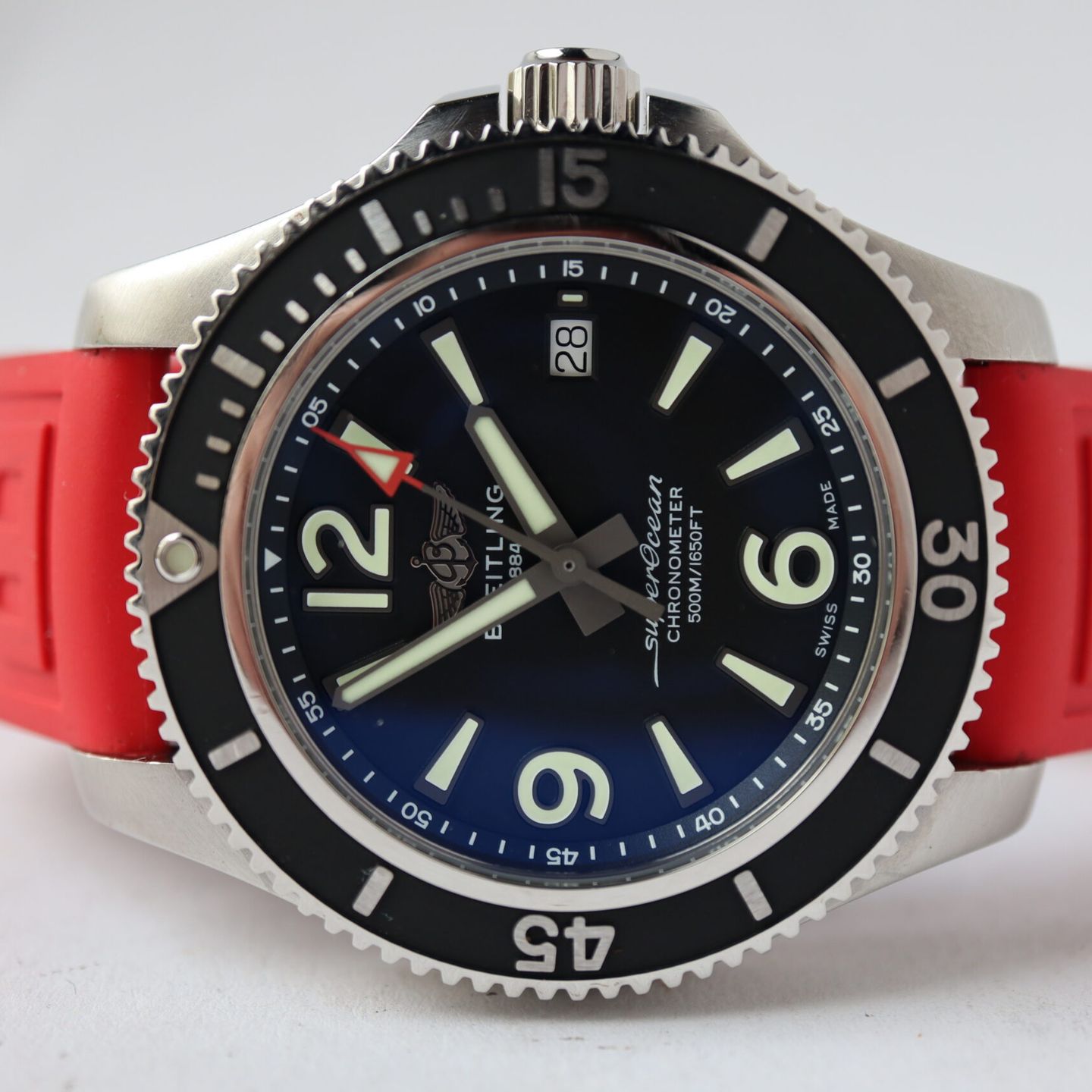 Breitling Superocean 42 A17366021B1S2 (2021) - Zwart wijzerplaat 42mm Staal (2/8)