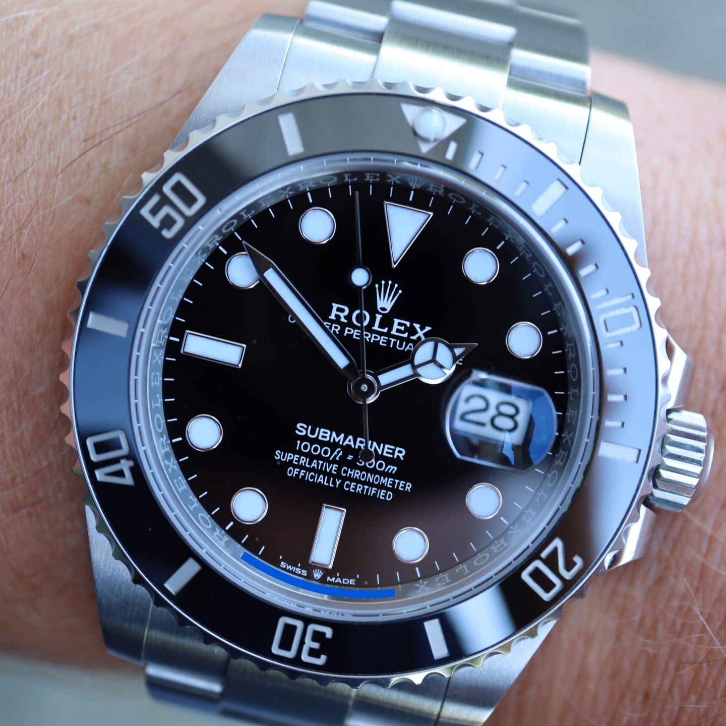 Rolex Submariner Date 126610LN (2021) - Zwart wijzerplaat 41mm Staal (1/8)