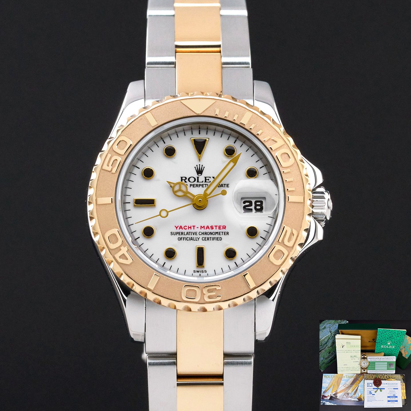 Rolex Yacht-Master 69623 (1997) - 29 mm Gold/Steel case (1/8)