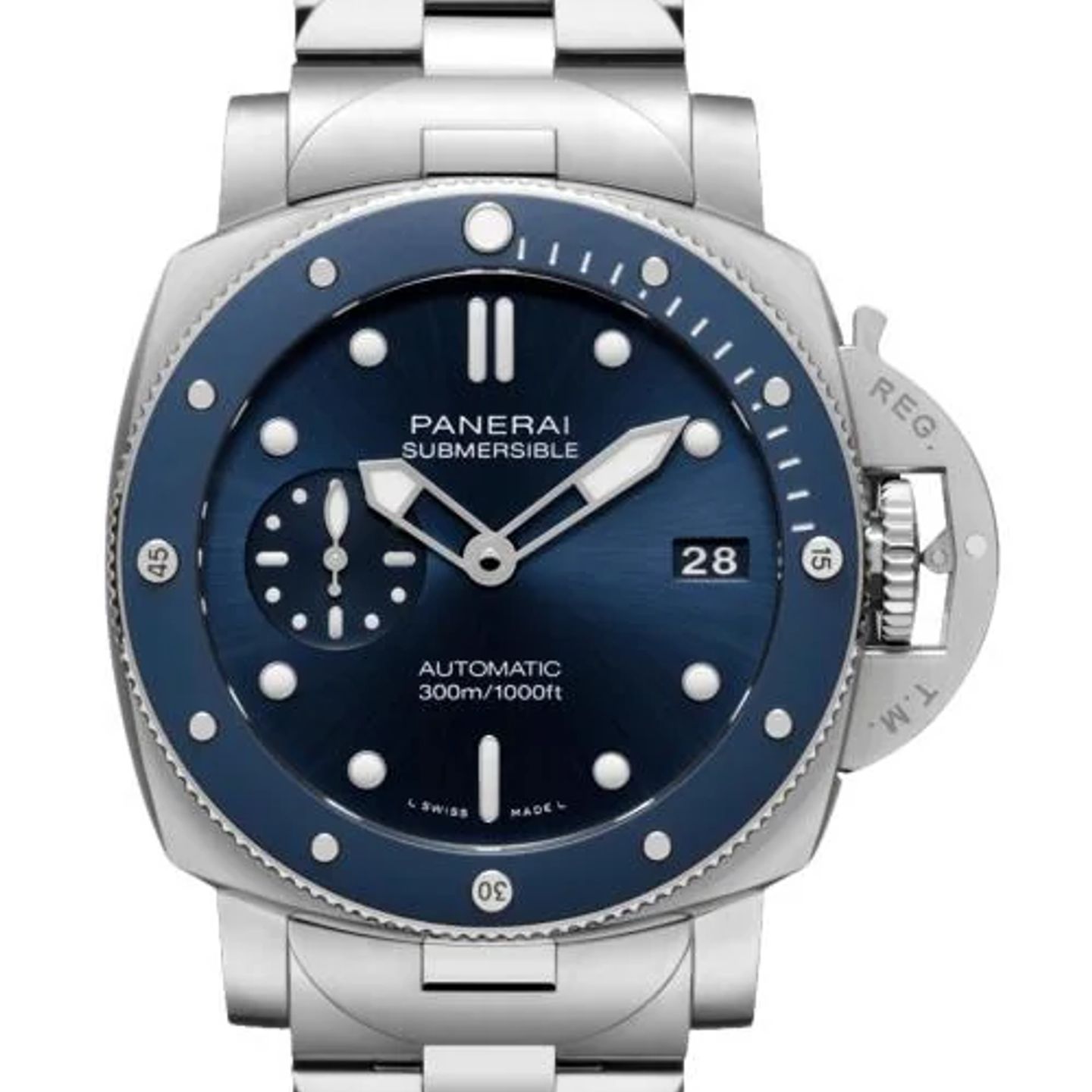 Panerai Luminor Submersible PAM02068 (2026) - Blauw wijzerplaat 42mm Staal (1/1)