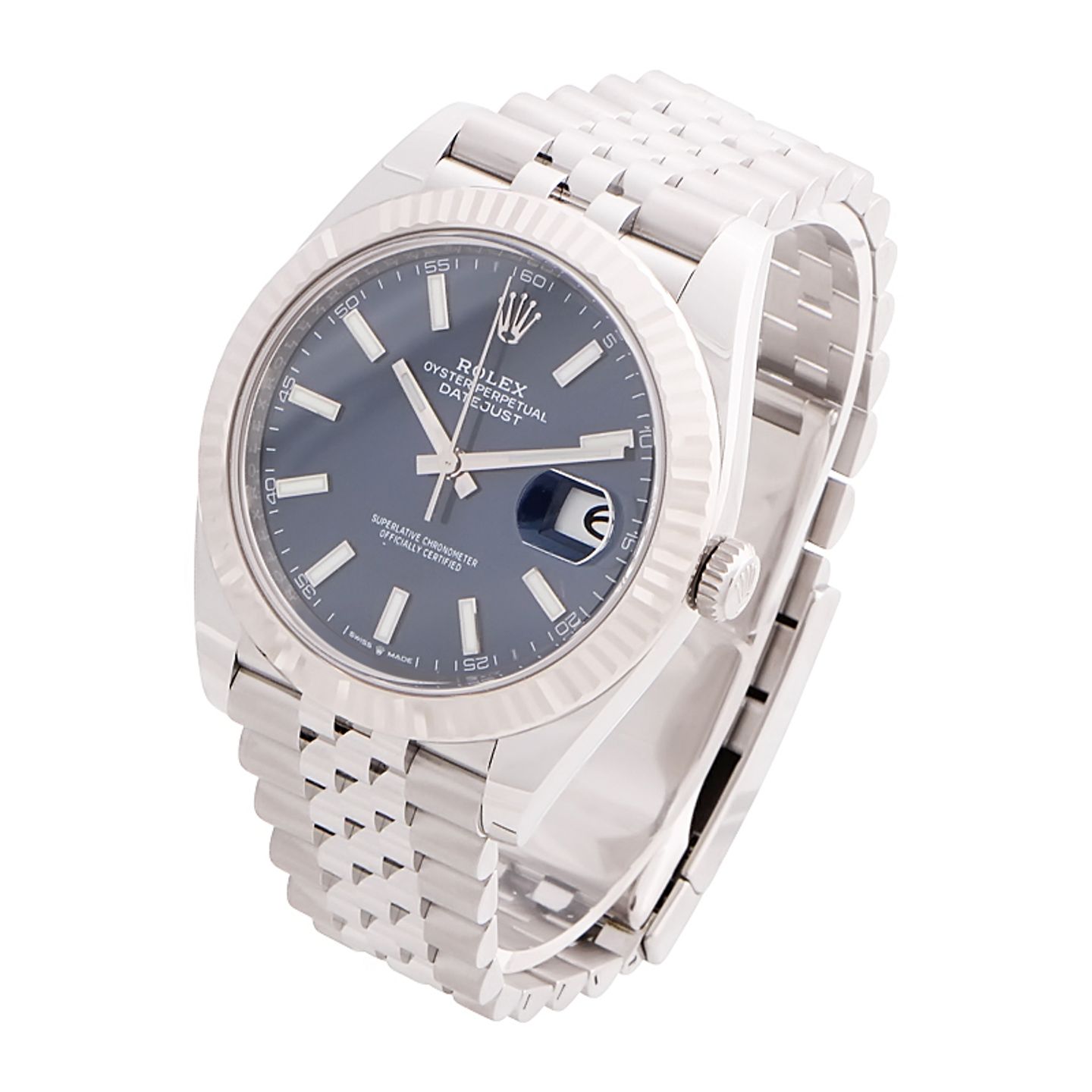 Rolex Datejust 41 126334 (2024) - Blauw wijzerplaat 41mm Staal (2/4)