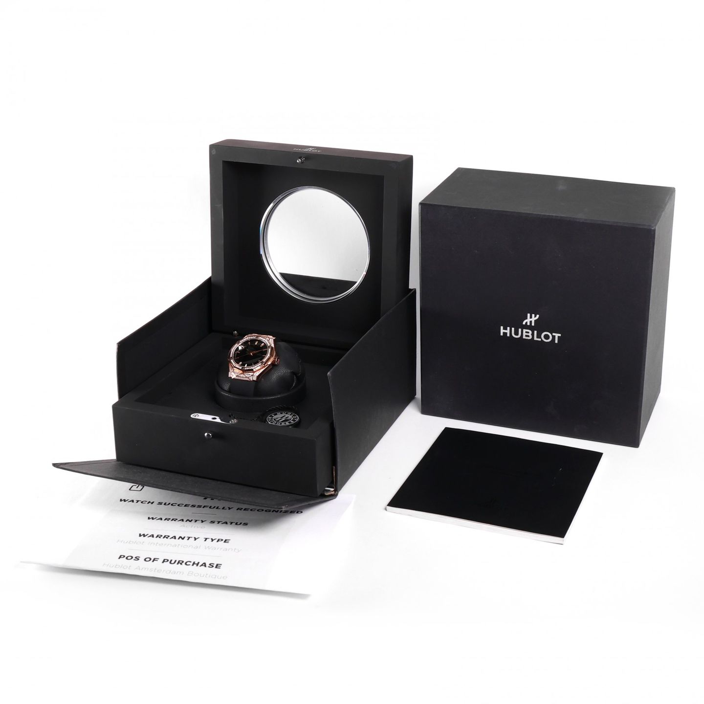 Hublot Classic Fusion 550.OS.1800.RX.1804.ORL19 (2021) - Zwart wijzerplaat 40mm Roségoud (3/3)