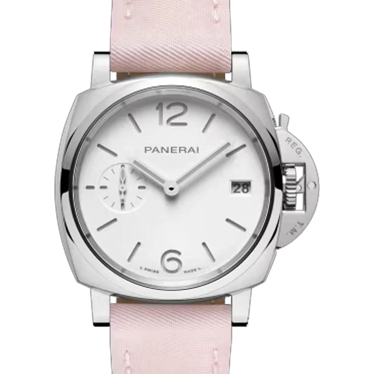 Panerai Luminor Due PAM01425 (2026) - Wit wijzerplaat 38mm Staal (1/1)