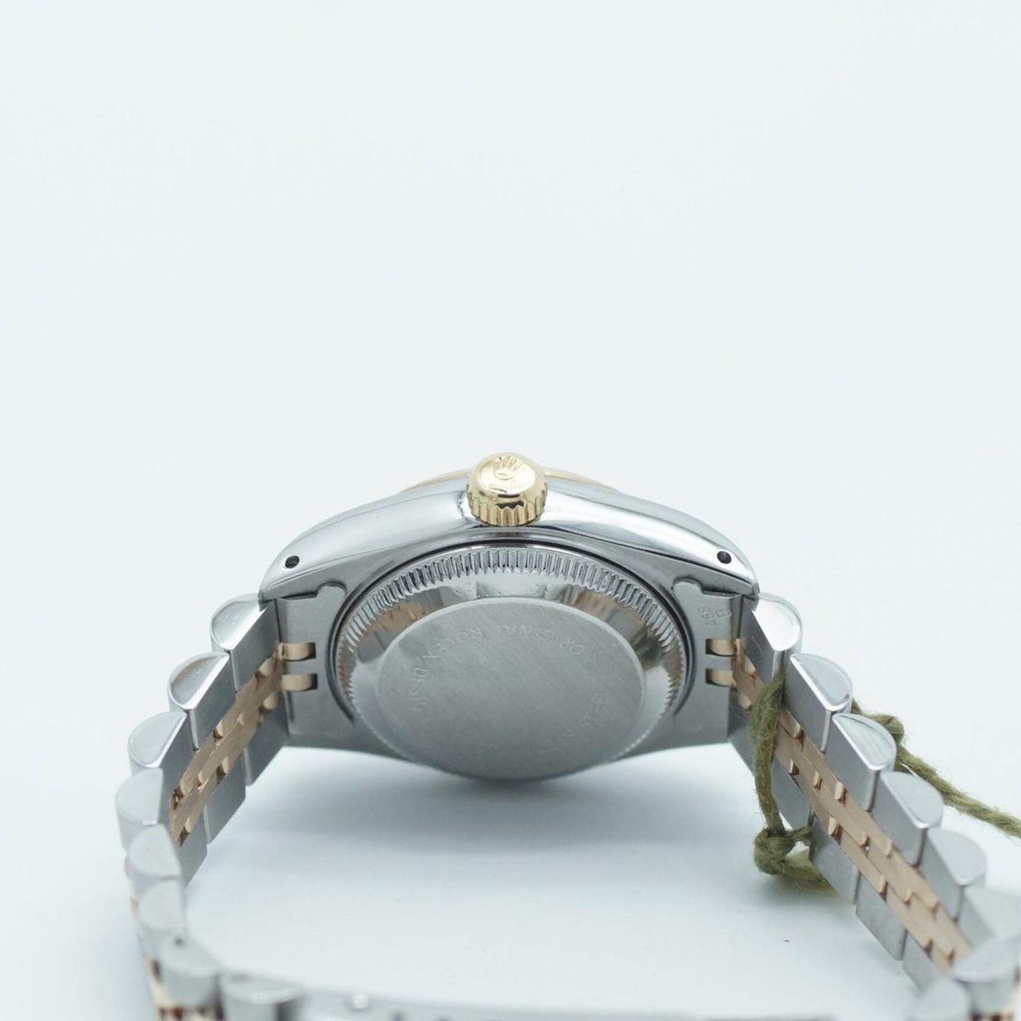 Rolex Lady-Datejust 69173 (1992) - Champagne dial 26 mm Gold/Steel case (7/8)