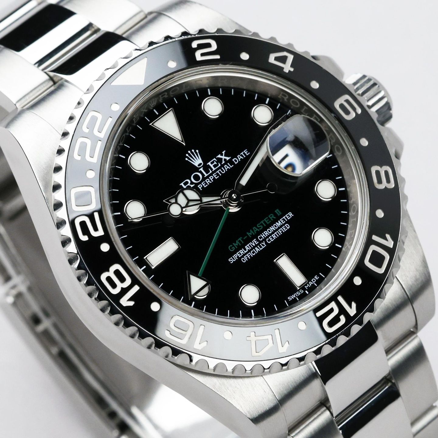 Rolex GMT-Master II 116710LN (2015) - Black dial 40 mm Steel case (3/8)