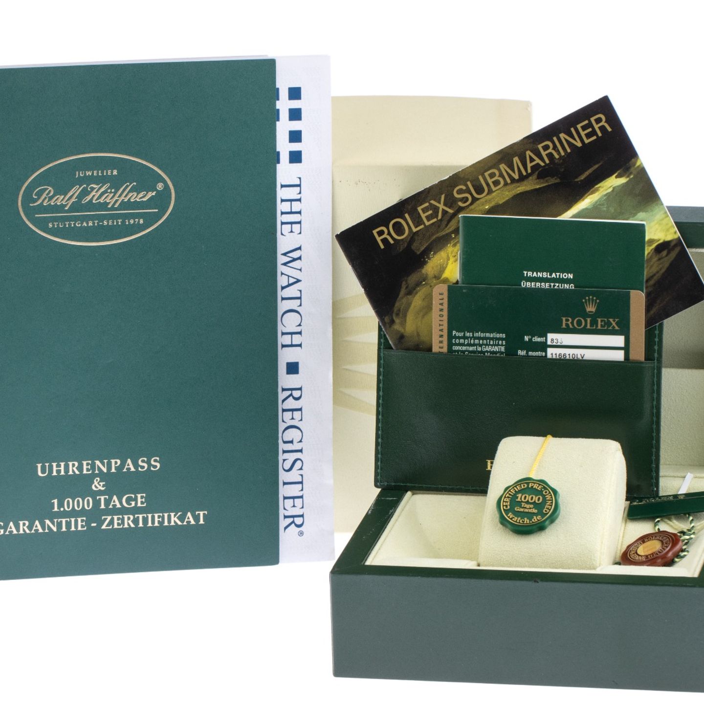 Rolex Submariner Date 116610LV (2018) - Green dial 40 mm Steel case (2/8)