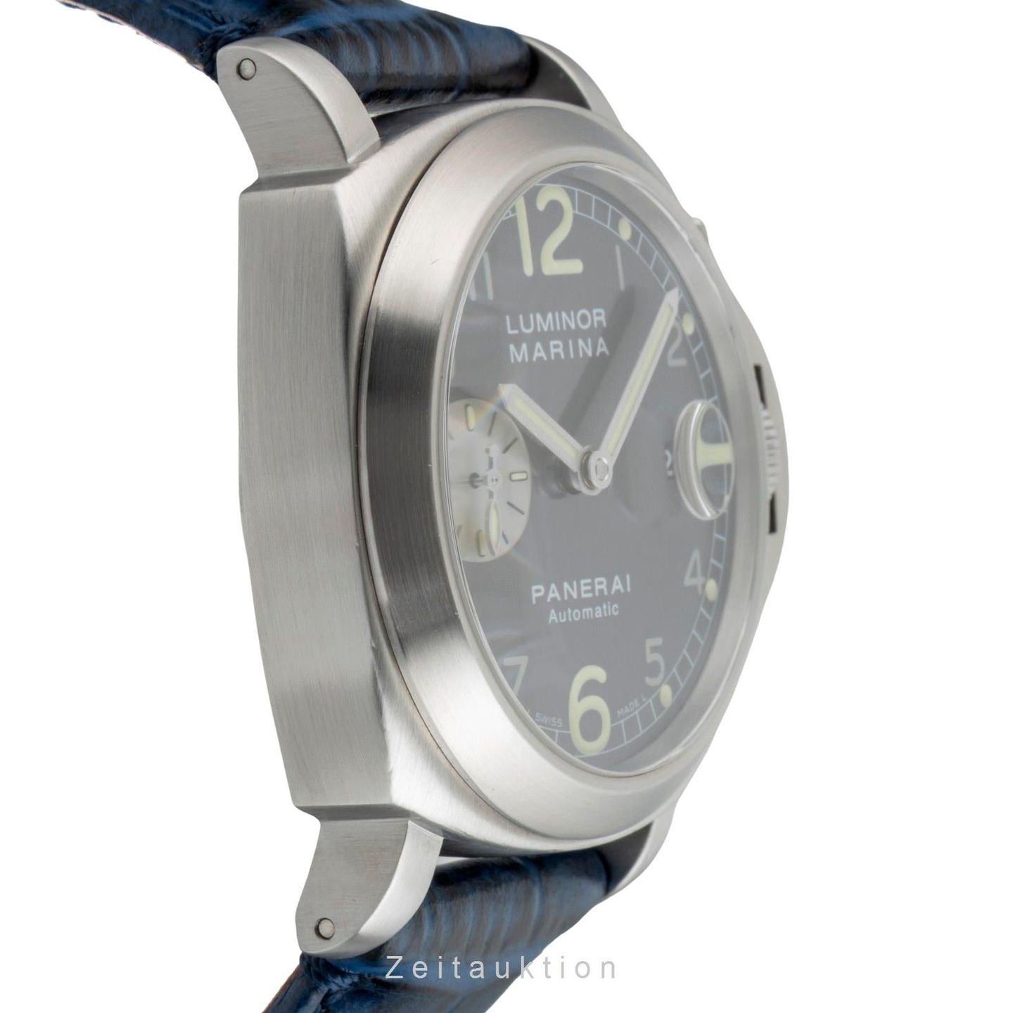 Panerai Luminor Marina Automatic PAM00086 (2001) - Blauw wijzerplaat 44mm Staal (6/8)