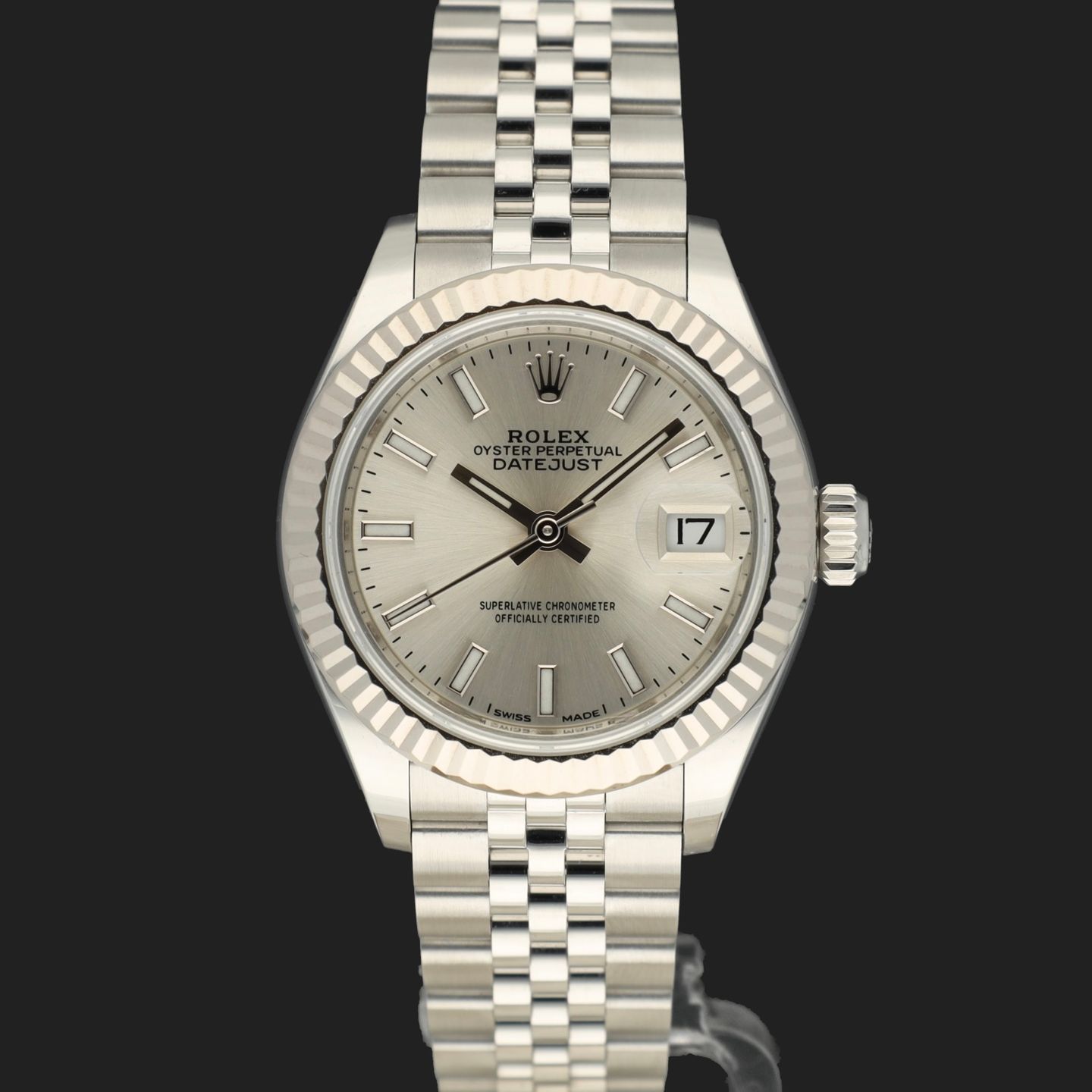 Rolex Lady-Datejust 279174 (2018) - Silver dial 28 mm Steel case (3/8)