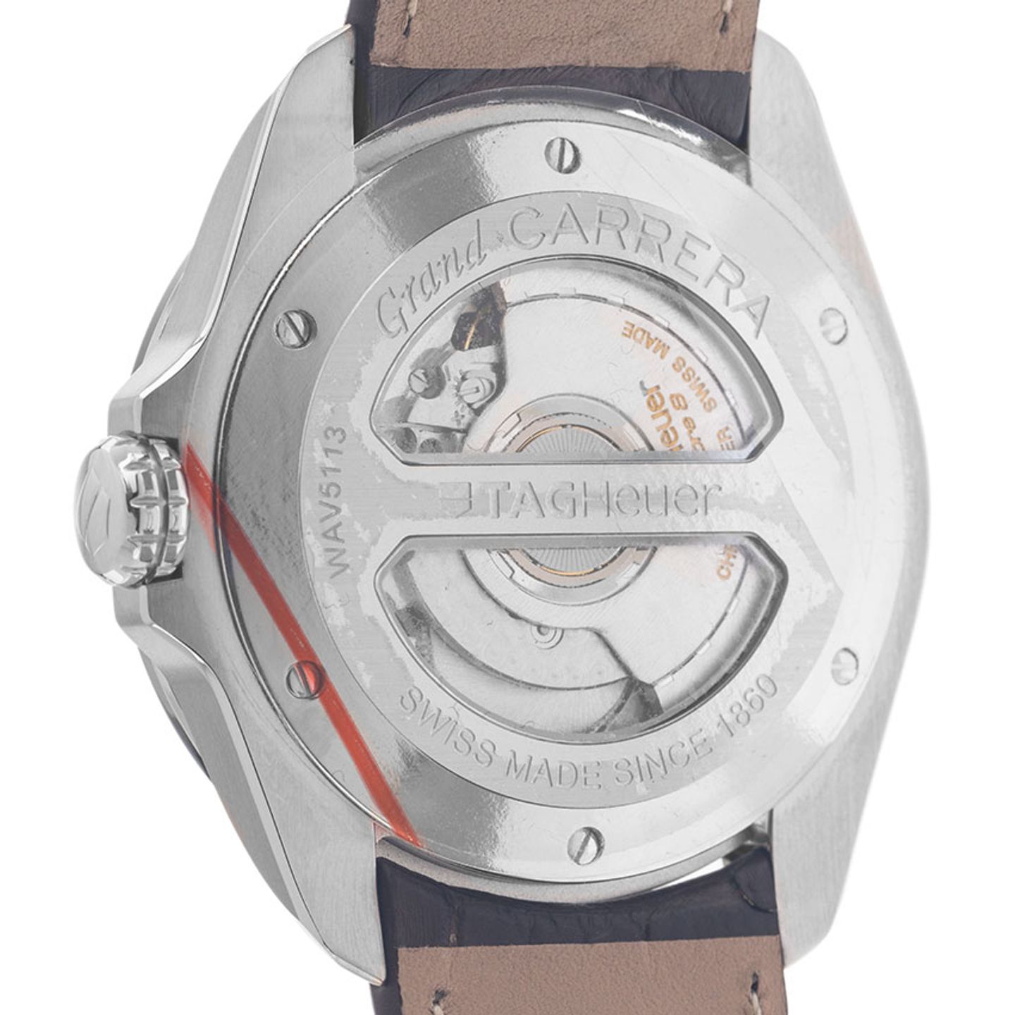 TAG Heuer Grand Carrera WAV5113.FC6230 (2010) - Bruin wijzerplaat 43mm Staal (6/7)