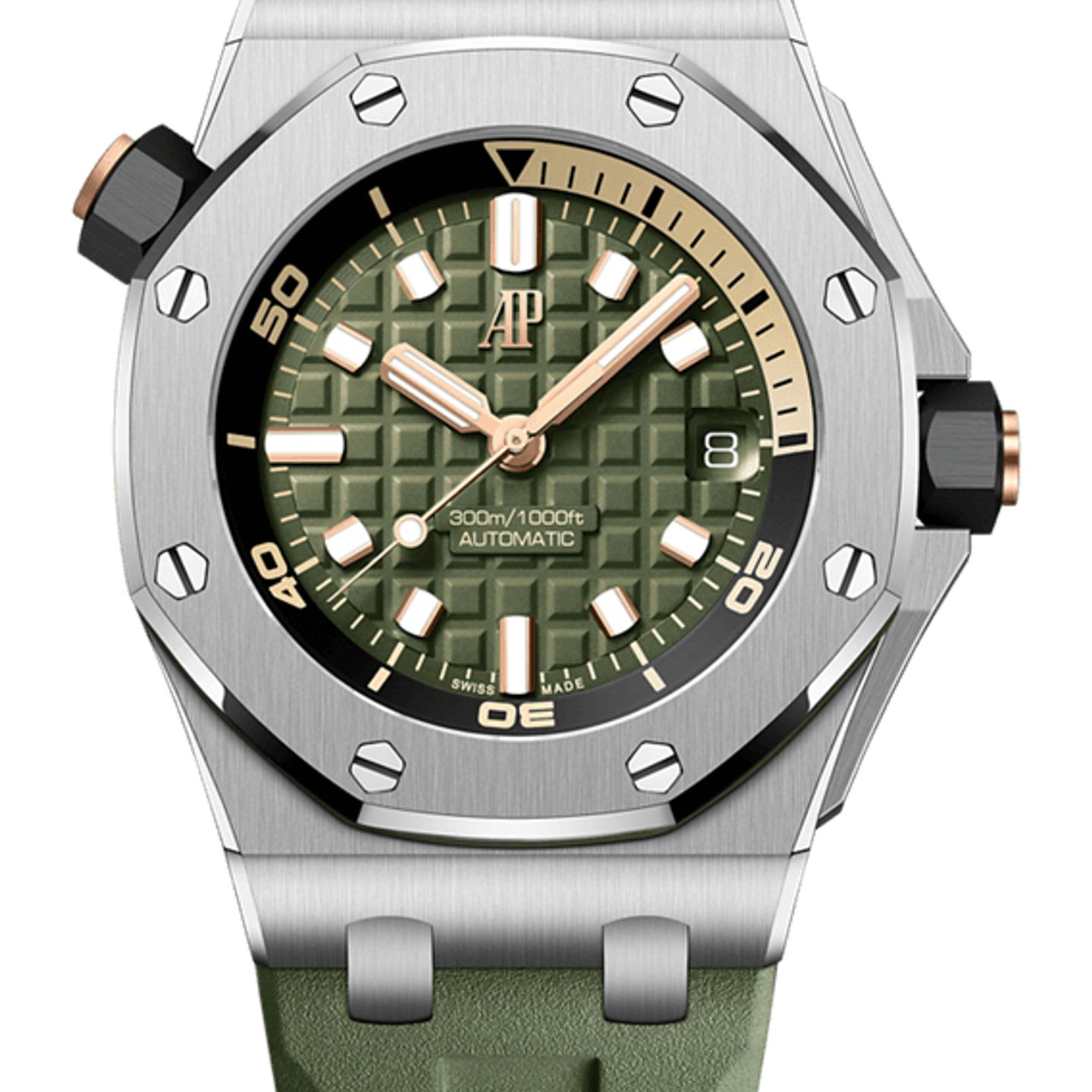 Audemars Piguet Royal Oak Offshore Diver 15720ST.OO.A052CA.01 (2025) - Green dial 42 mm Steel case (1/1)