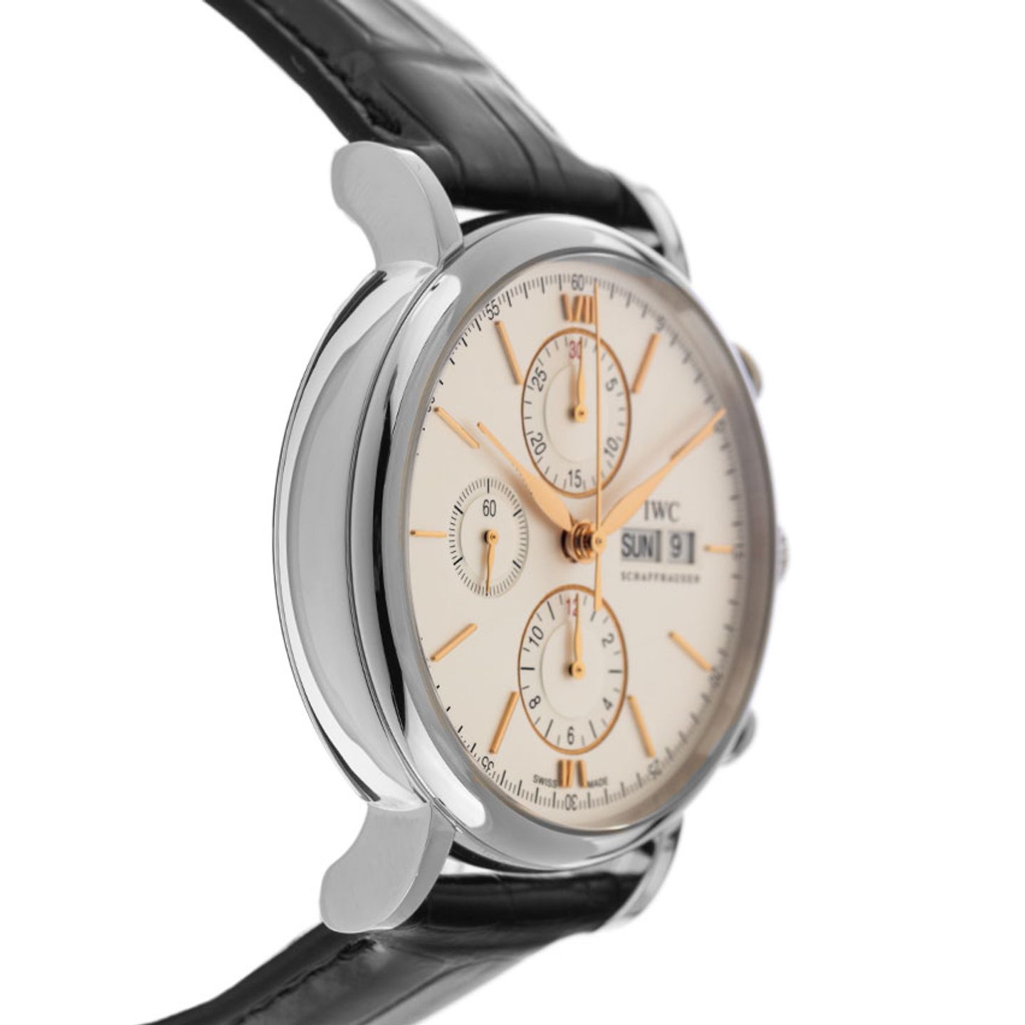 IWC Portofino Chronograph IW391031 (2025) - Silver dial 42 mm Steel case (5/7)