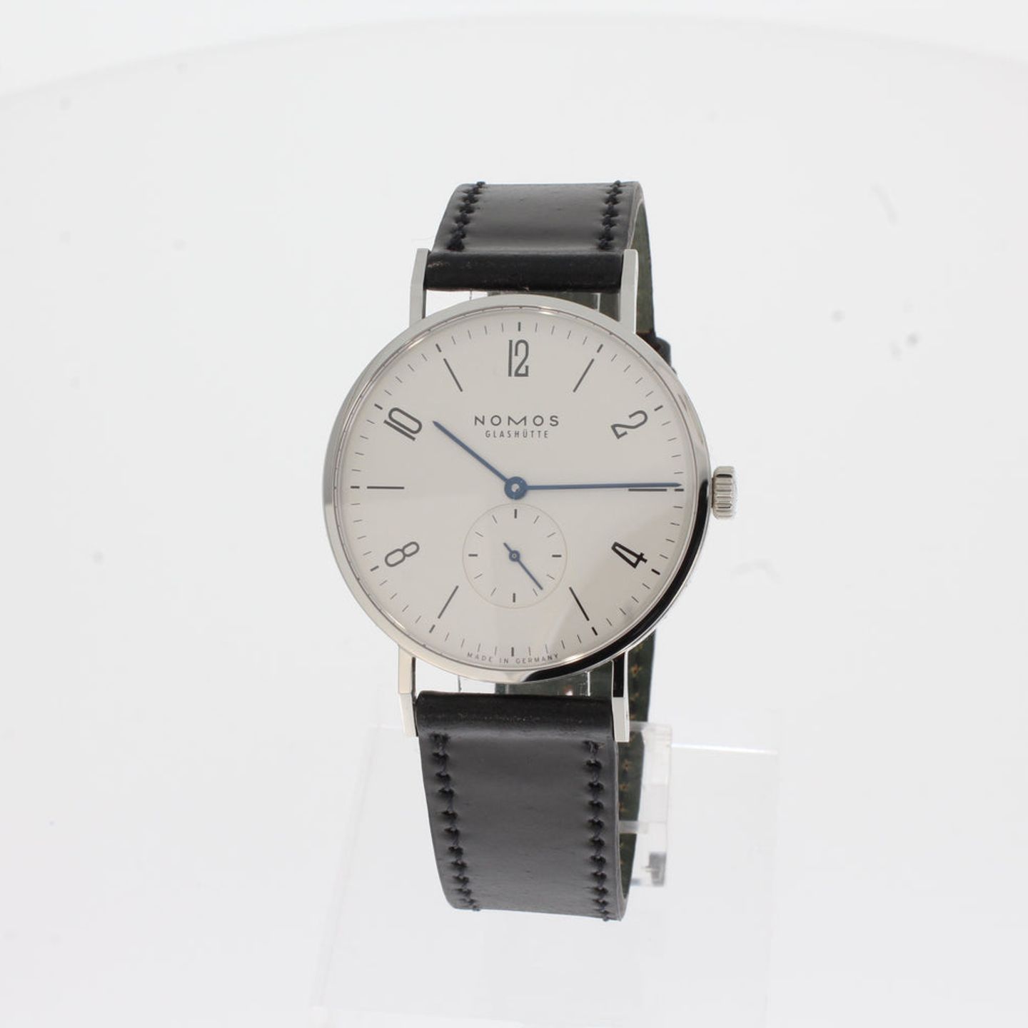 NOMOS Tangente 38 164 (2024) - Wit wijzerplaat 38mm Staal (1/4)