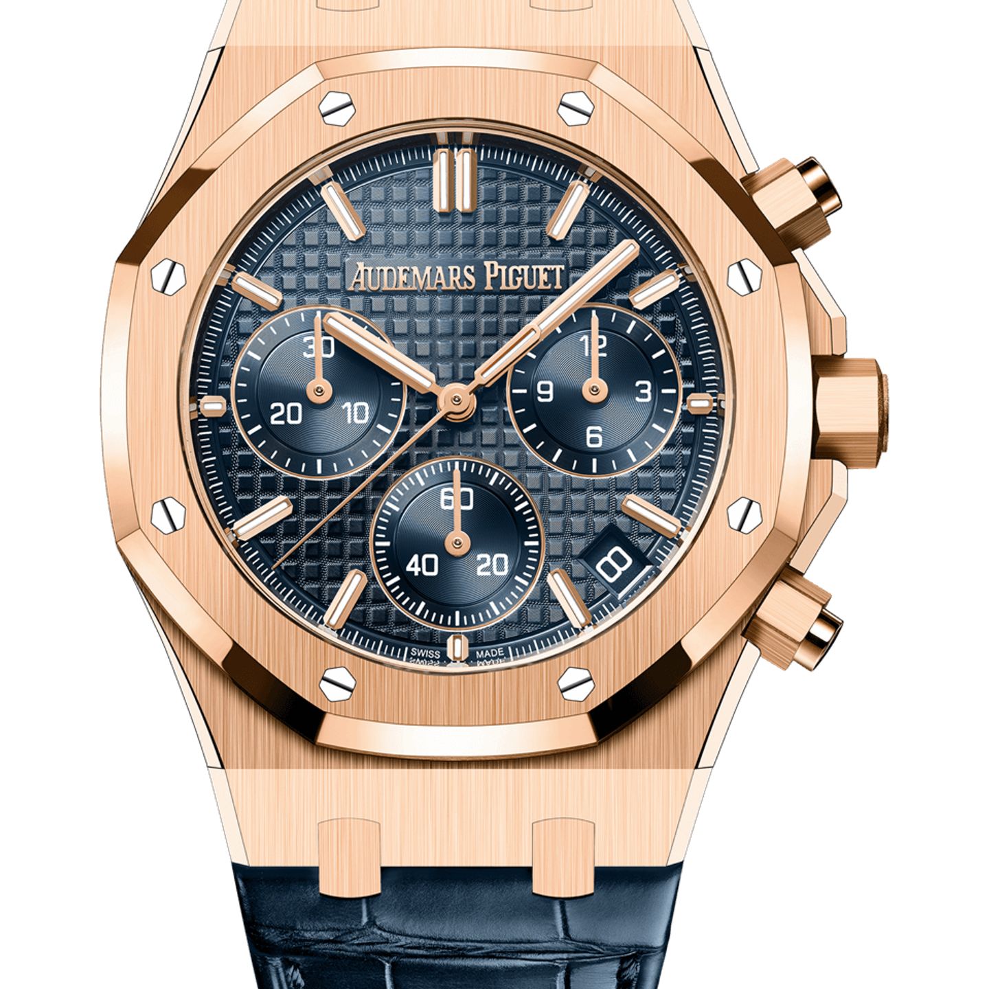 Audemars Piguet Royal Oak Chronograph 26240OR.OO.D315CR.01 (2025) - Blue dial 41 mm Rose Gold case (1/1)