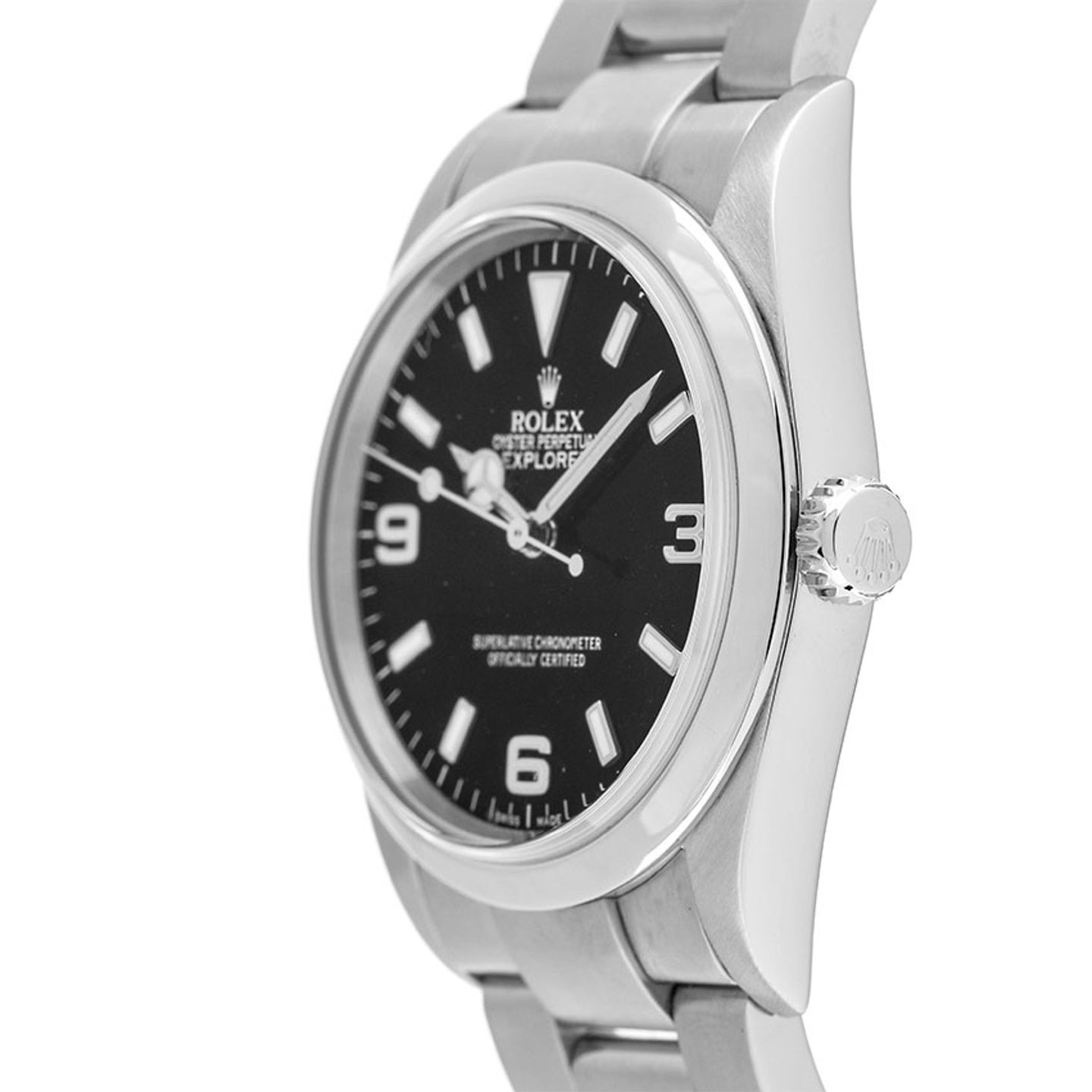 Rolex Explorer 14270 (1996) - Black dial 36 mm Steel case (4/8)