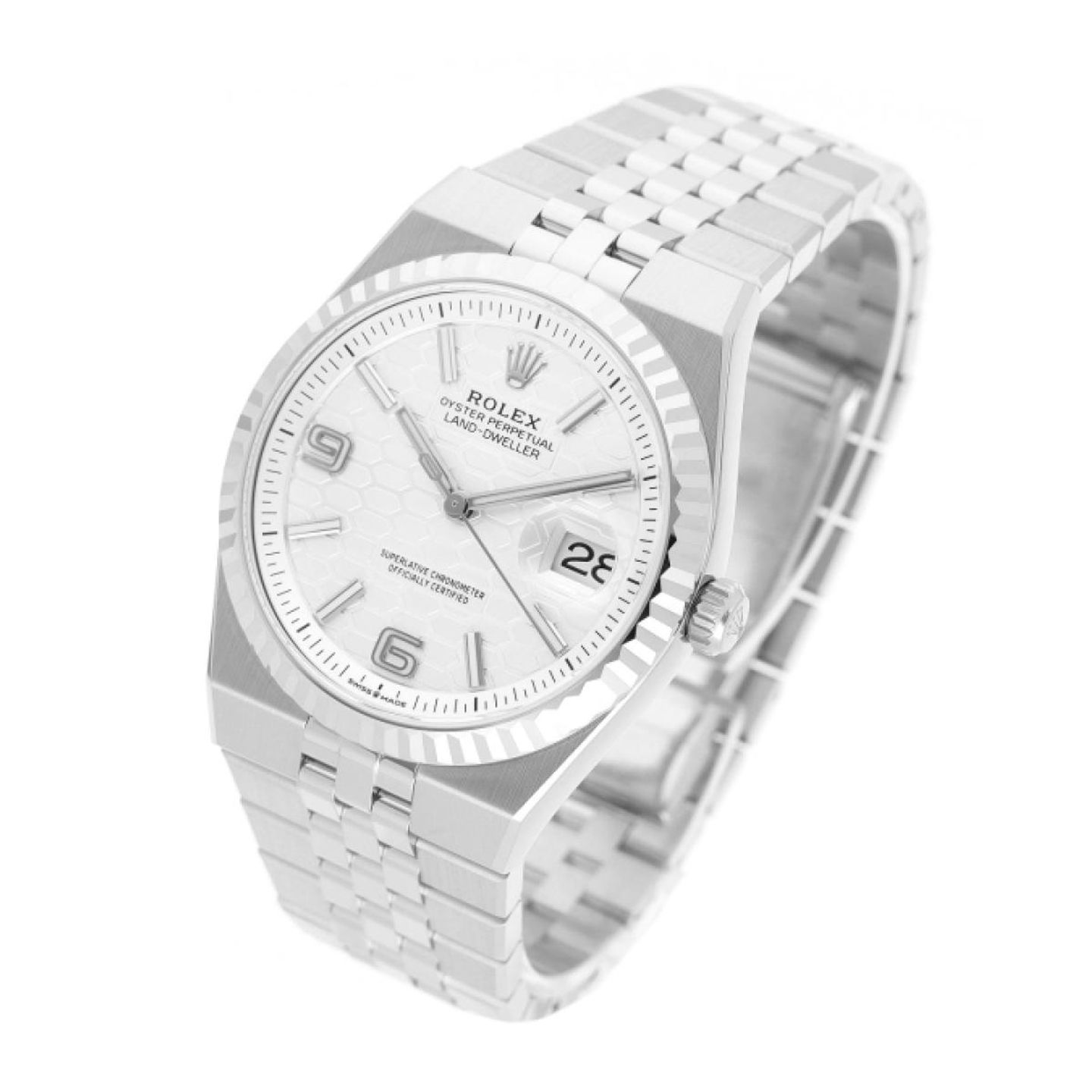 Rolex Land-Dweller 36 127234 (2026) - White dial 36 mm Steel case (2/5)