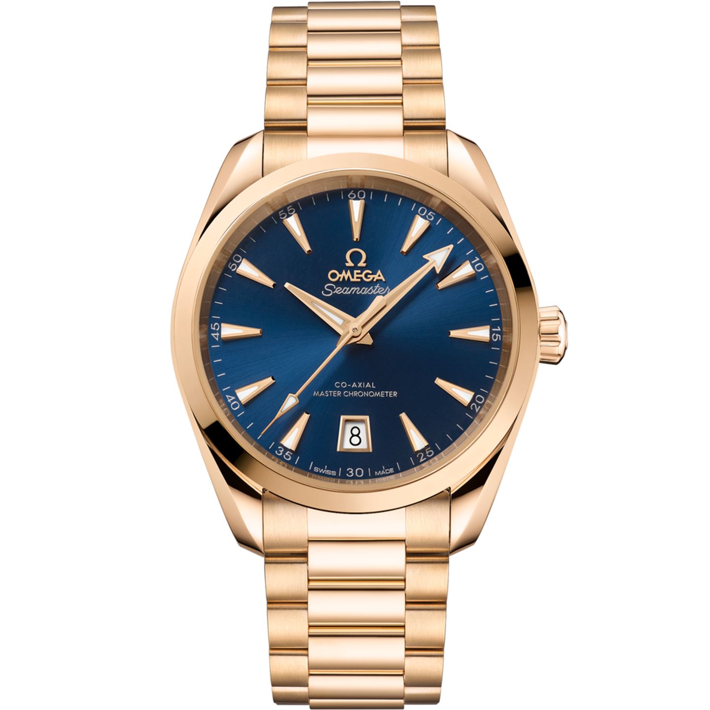 Omega Seamaster Aqua Terra 220.50.38.20.03.001 (2025) - Blue dial 38 mm Yellow Gold case (1/1)