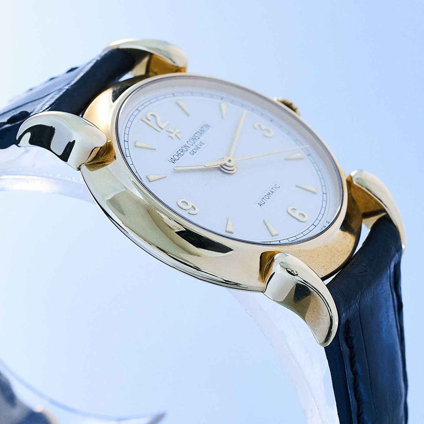 Vacheron Constantin Historiques 48003 (1999) - Silver dial 35 mm Yellow Gold case (3/8)