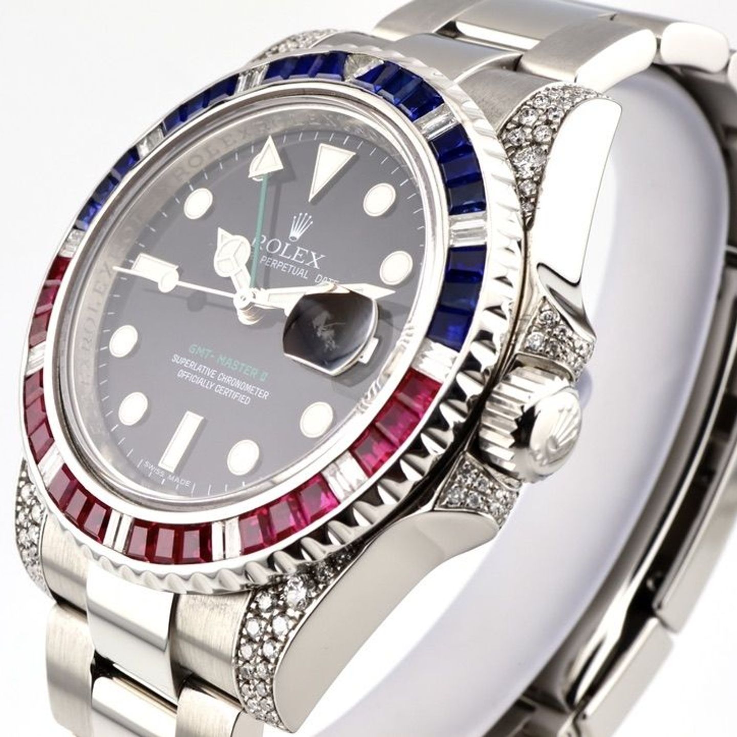 Rolex GMT-Master II 116710LN (2009) - Zwart wijzerplaat 40mm Staal (3/8)