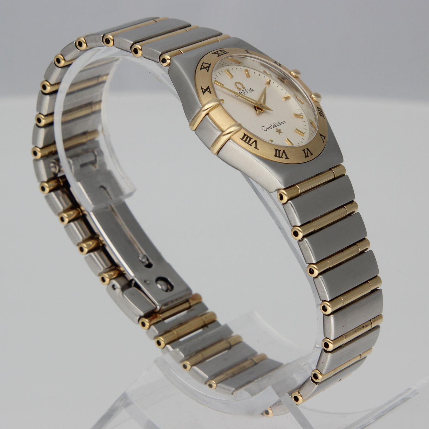 Omega Constellation Quartz 1272.30.00 (1999) - White dial 36 mm Gold/Steel case (6/8)