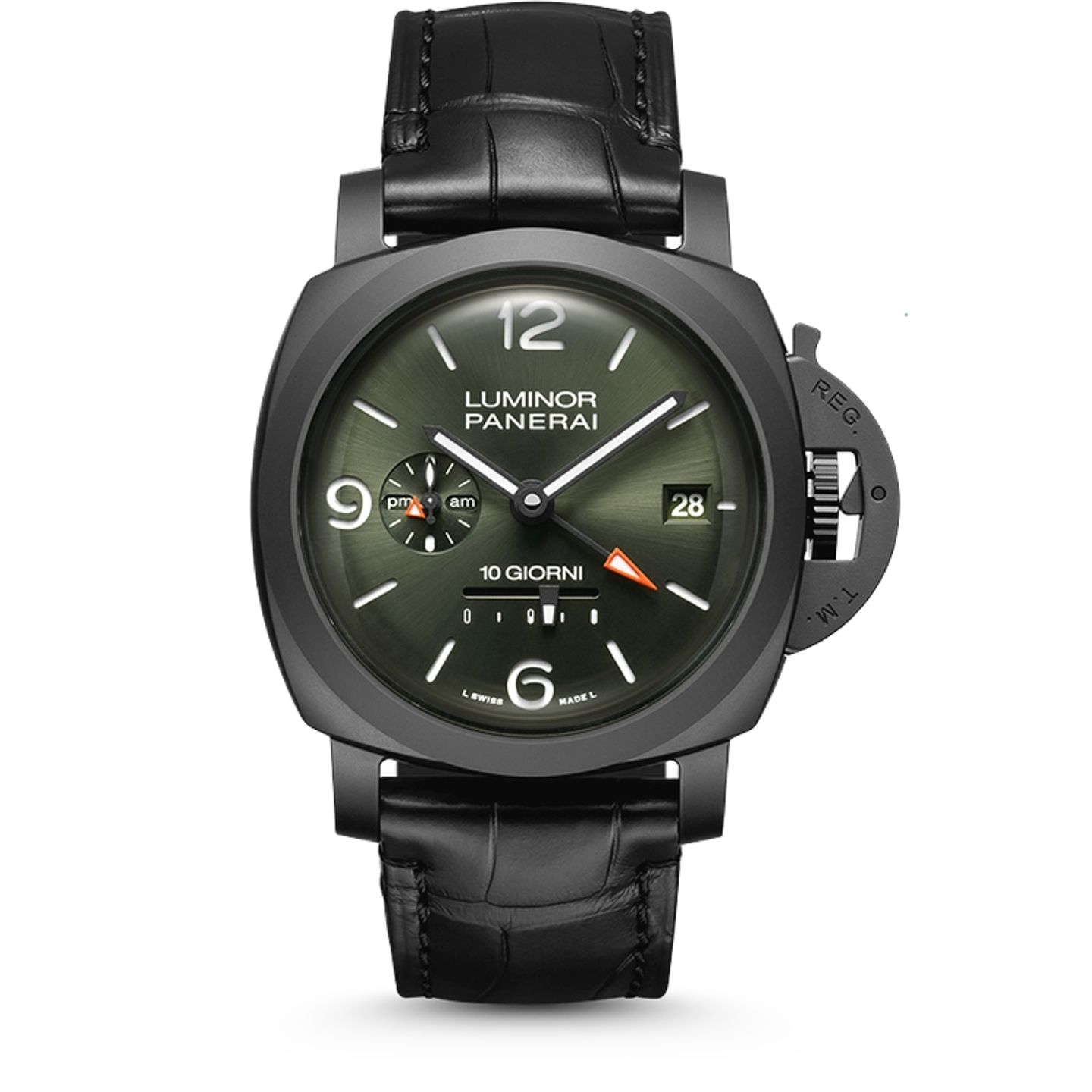 Panerai Luminor PAM01483 (2025) - Green dial 44 mm Ceramic case (1/1)