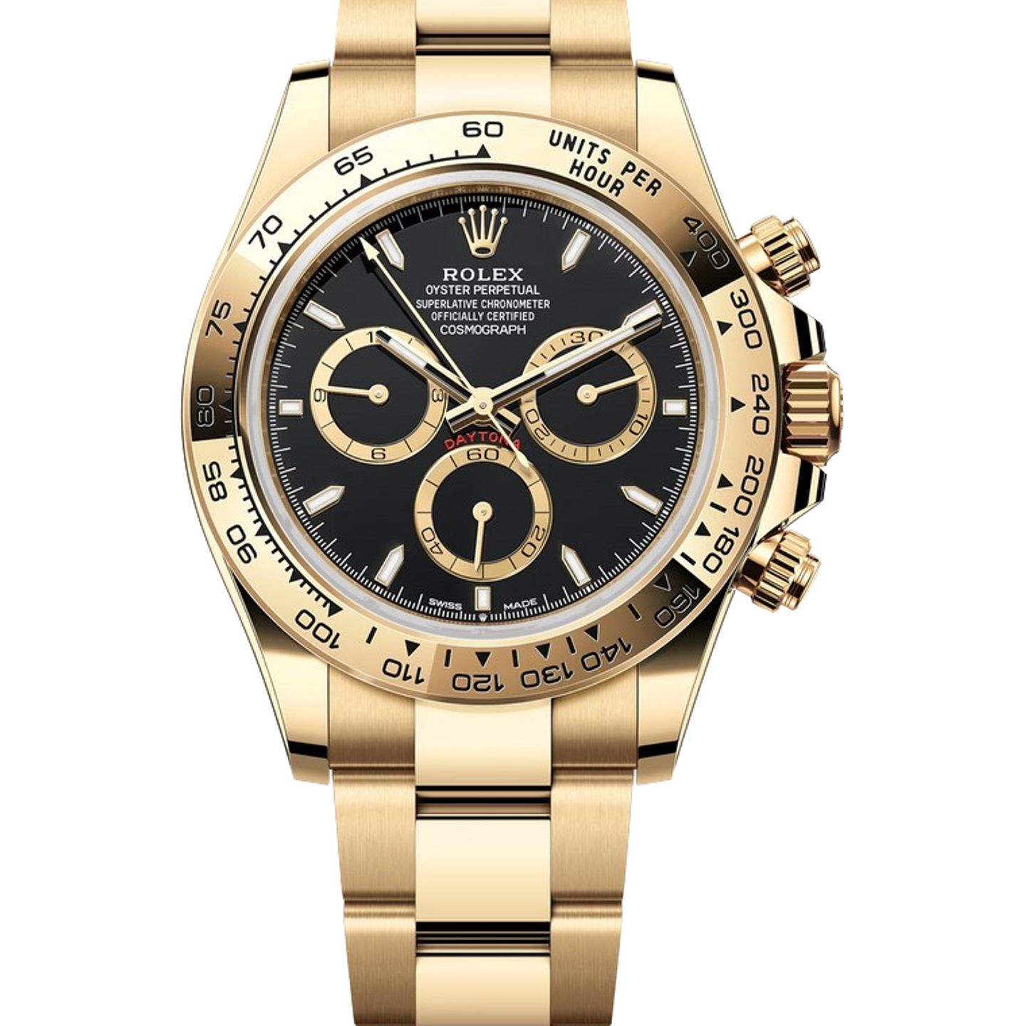 Rolex Daytona 126508 (2025) - Black dial 40 mm Yellow Gold case (1/1)