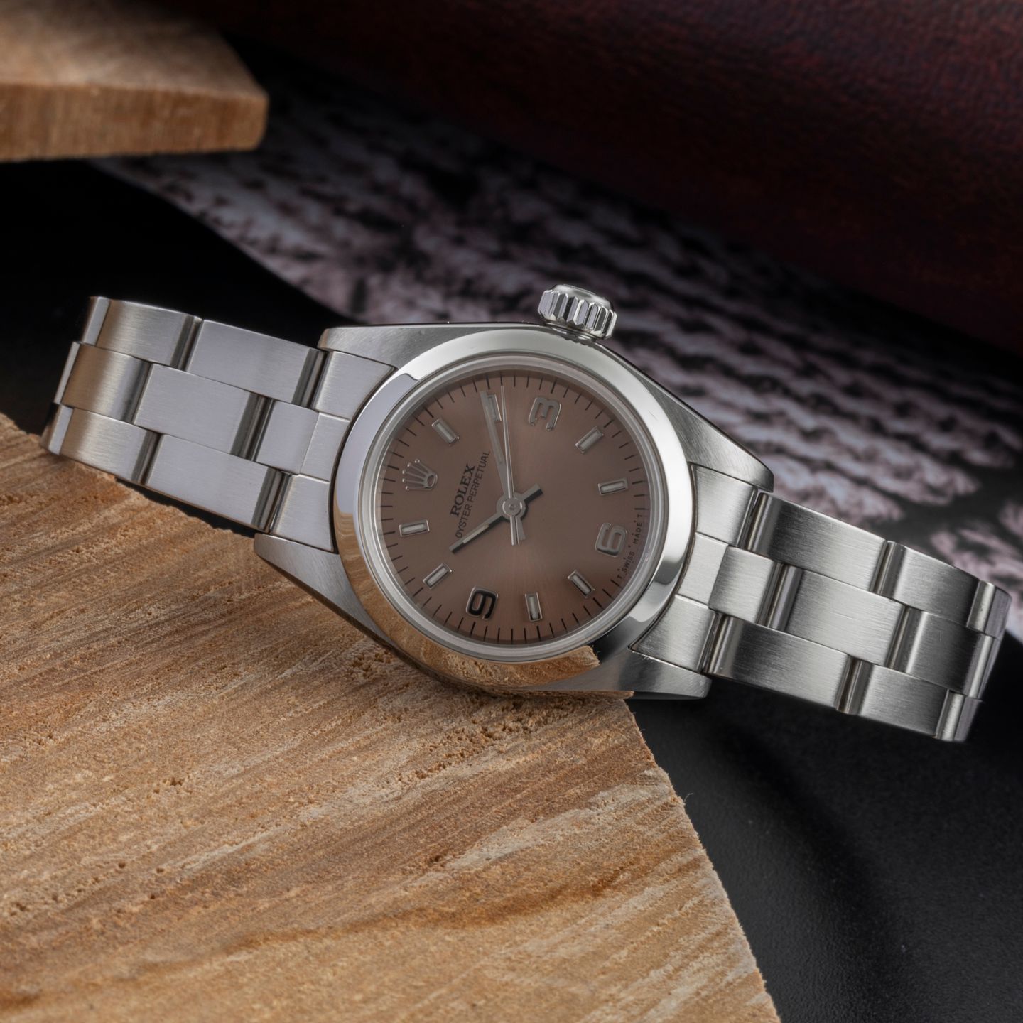 Rolex Oyster Perpetual 67180 (Onbekend (willekeurig serienummer)) - 26mm Staal (2/8)