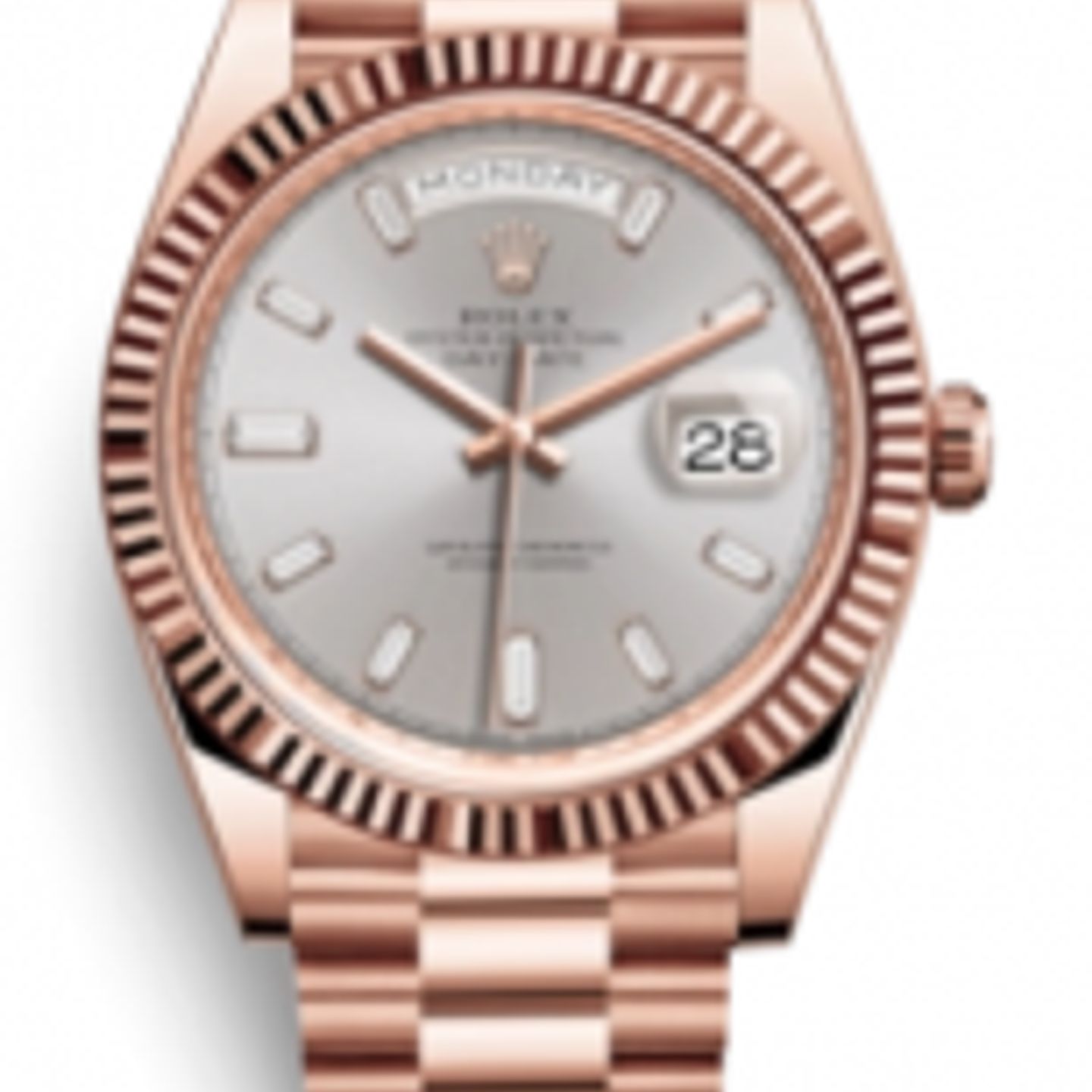 Rolex Day-Date 40 228235 (2022) - Zilver wijzerplaat 40mm Roségoud (1/1)