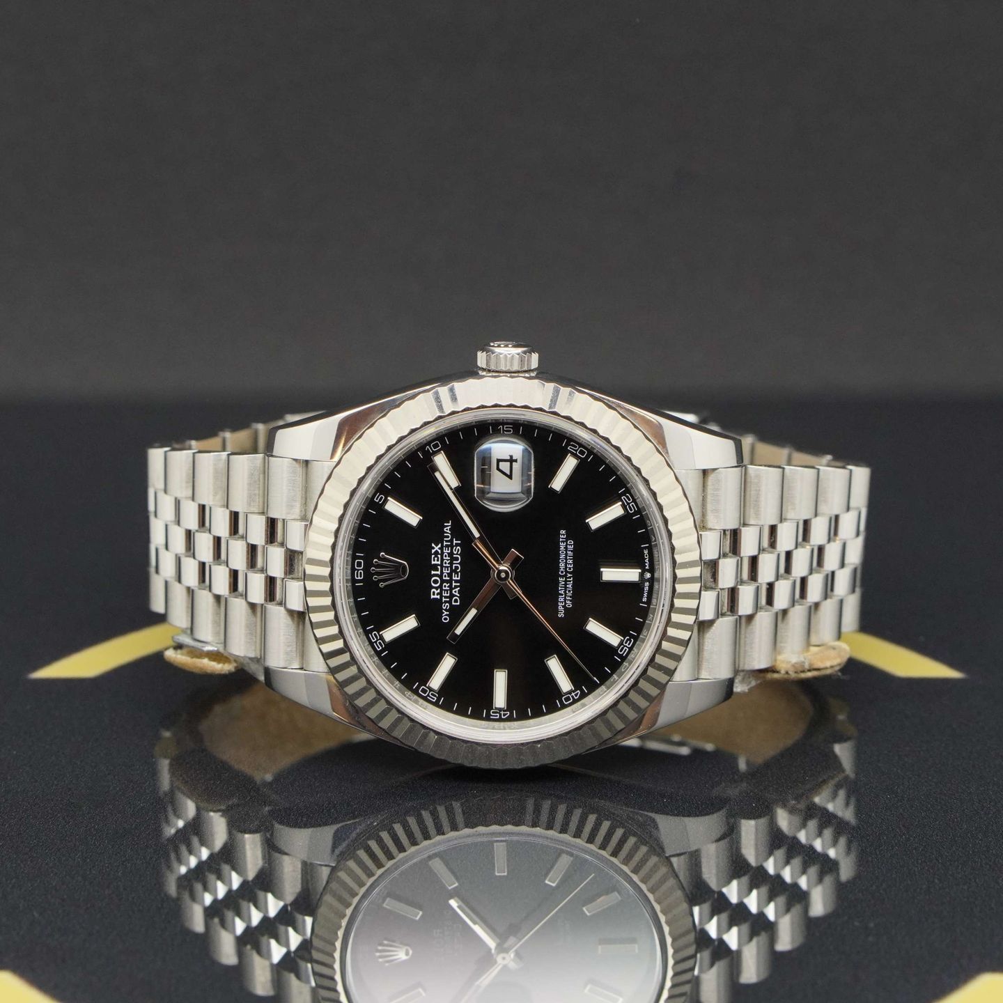 Rolex Datejust 41 126334 (2021) - Zwart wijzerplaat 41mm Staal (4/7)