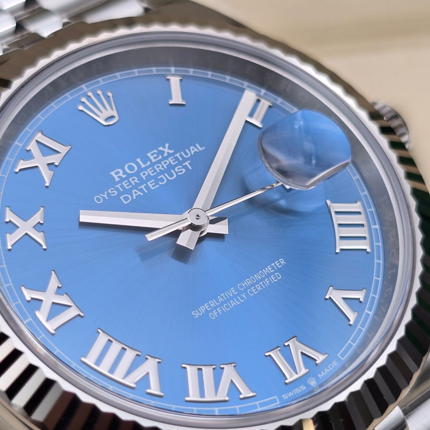 Rolex Datejust 41 126334 (2024) - Blue dial 41 mm Steel case (4/8)