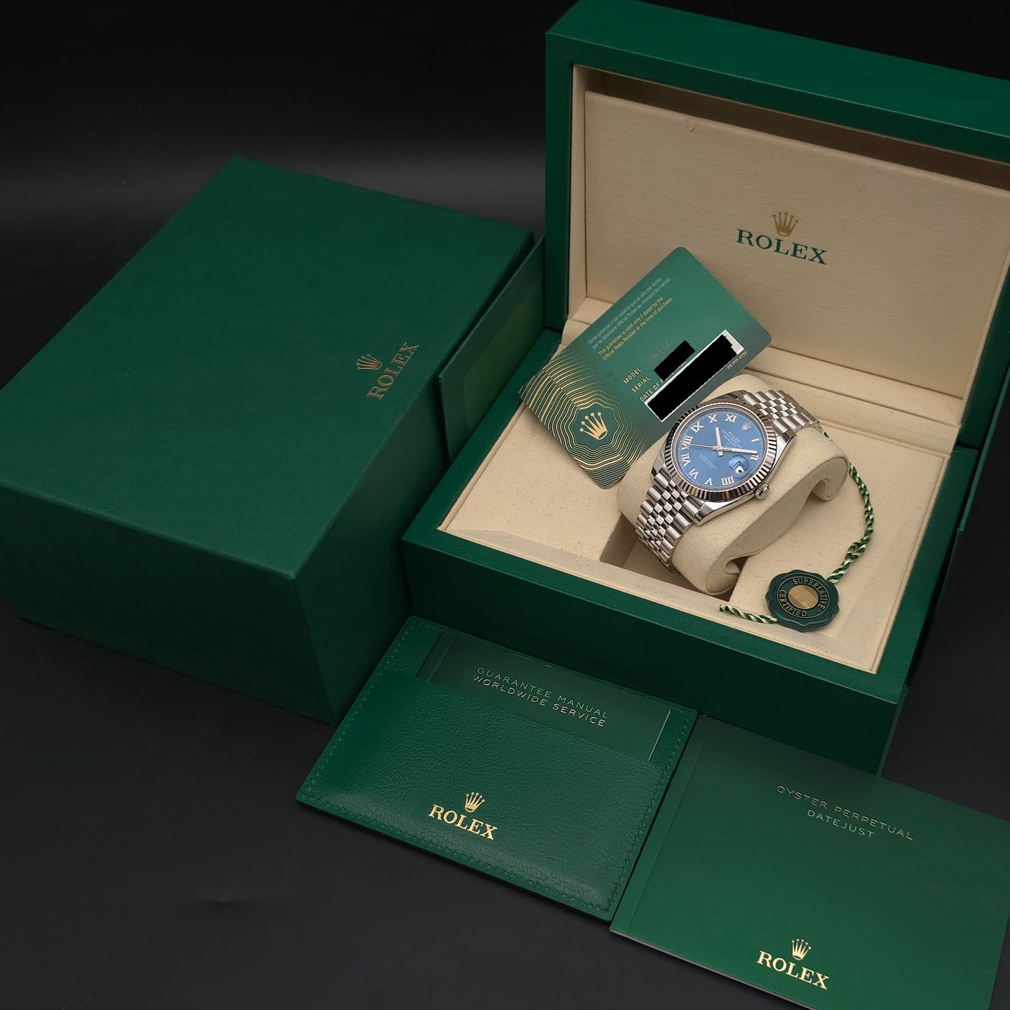 Rolex Datejust 41 126334 (2024) - Blue dial 41 mm Steel case (8/8)