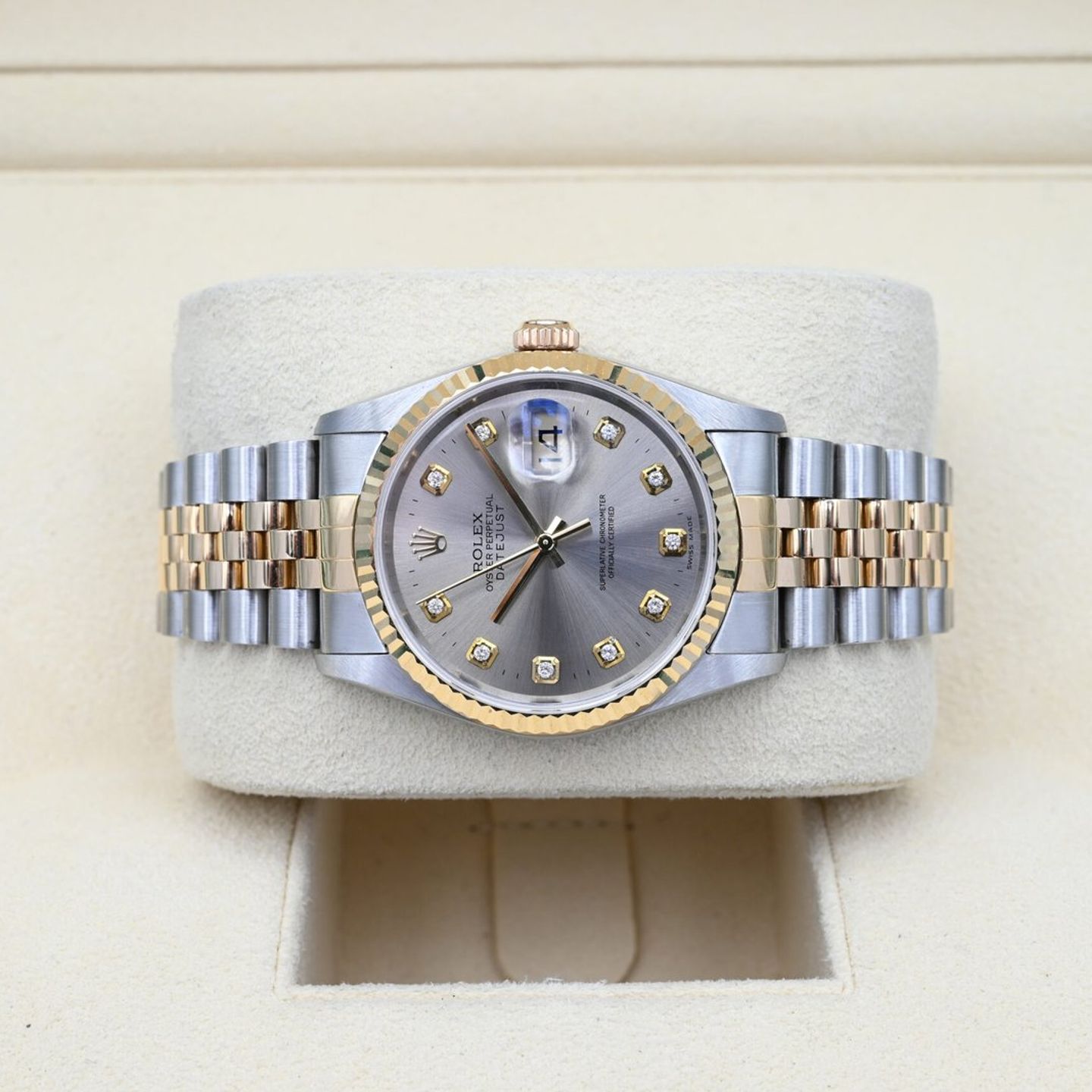 Rolex Datejust 36 16233 (2002) - 36mm Goud/Staal (5/7)