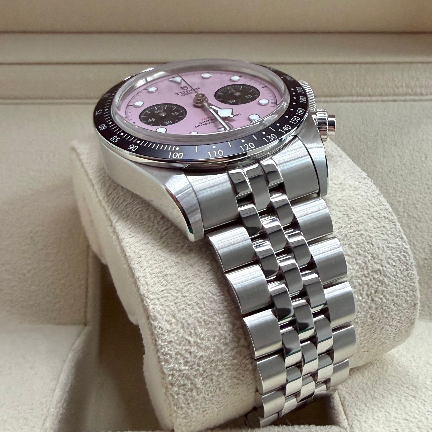 Tudor Black Bay Chrono 79360n-0019 (2025) - Roze wijzerplaat 41mm Staal (6/14)