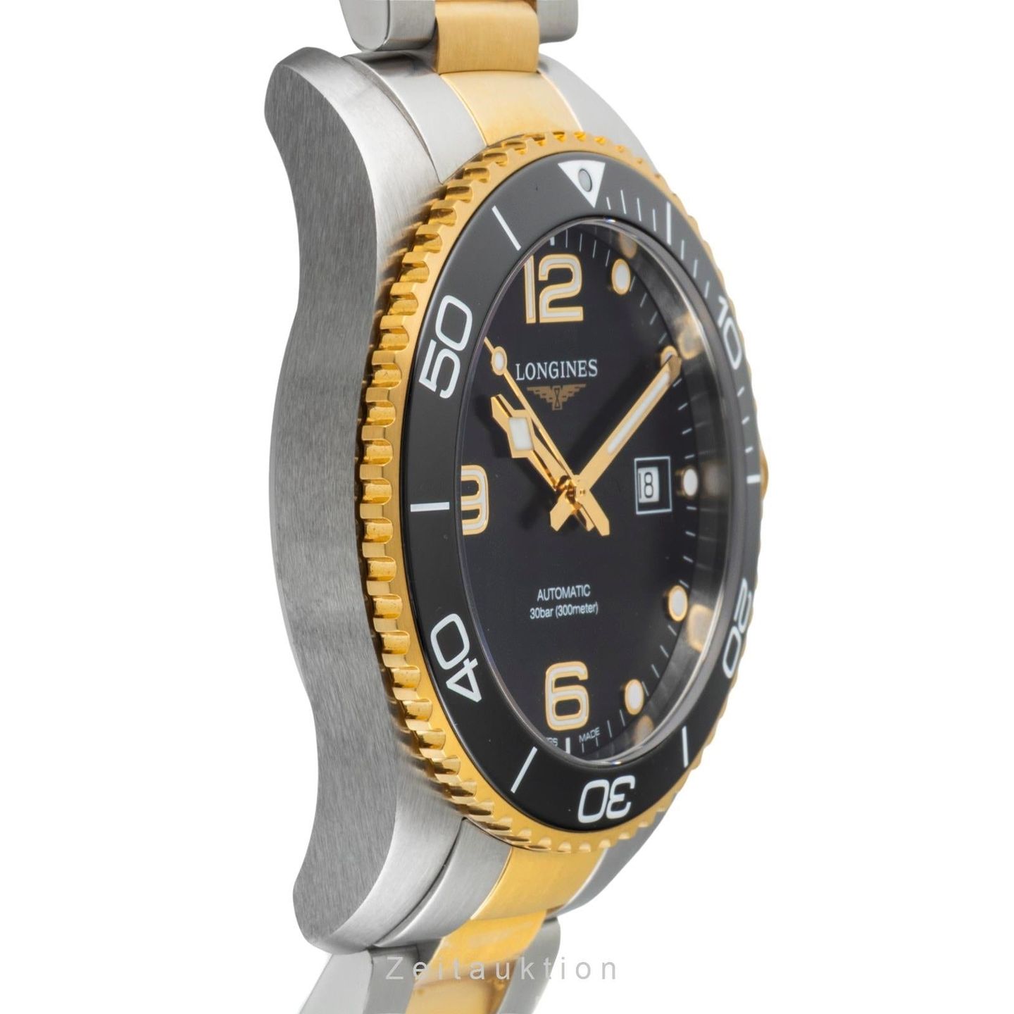 Longines HydroConquest L3.781.3.56.7 (Onbekend (willekeurig serienummer)) - Zwart wijzerplaat 41mm Staal (6/8)