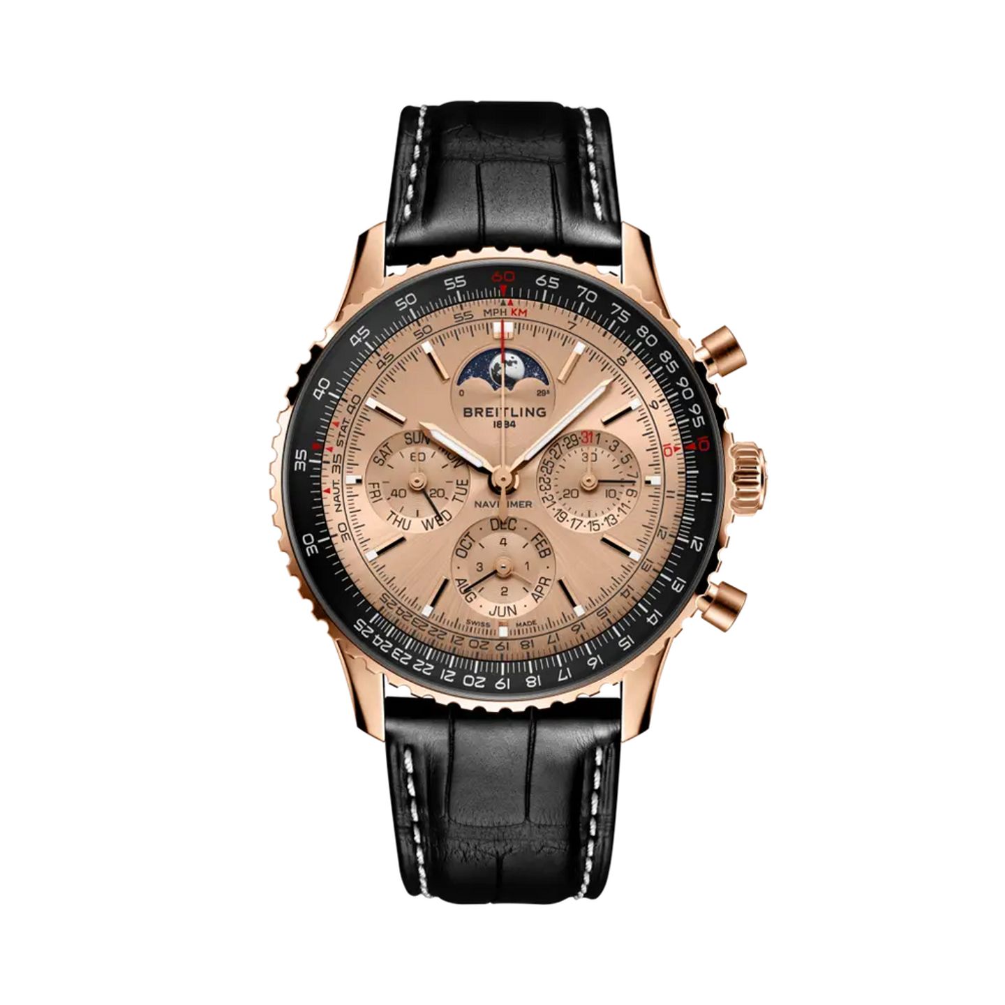 Breitling Navitimer RB19101A1H1P1 (2025) - Pink dial 43 mm Red Gold case (1/1)