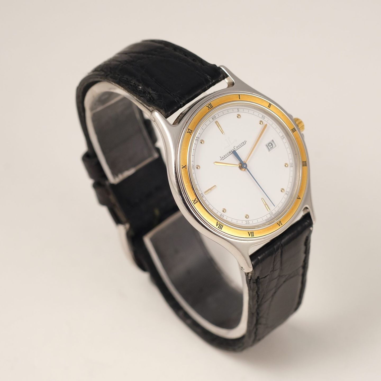 Jaeger-LeCoultre Vintage 114.5.13 (1990) - Wit wijzerplaat 35mm Staal (2/8)