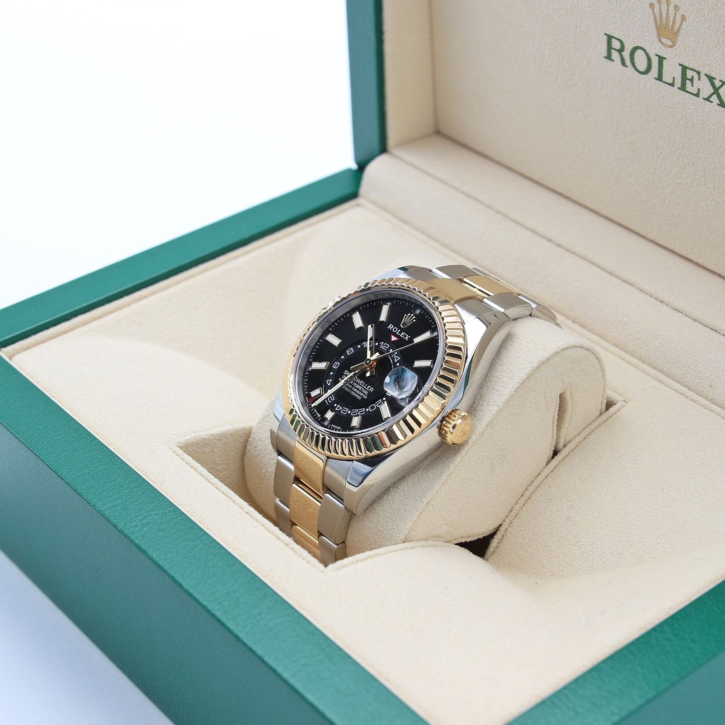 Rolex Sky-Dweller 326933 (Onbekend (willekeurig serienummer)) - 42mm Goud/Staal (3/8)