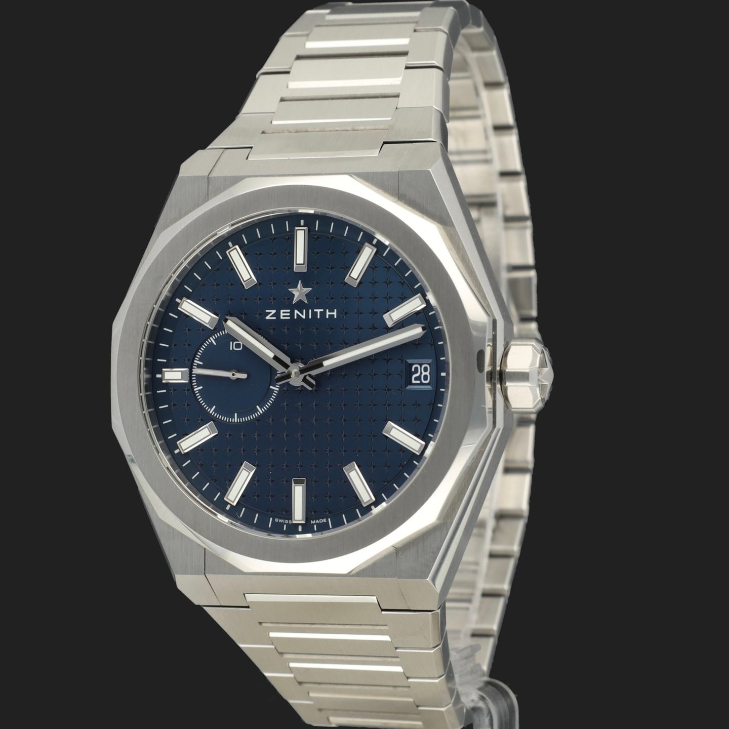 Zenith Defy Skyline 03.9300.3620/51.I001 (2022) - Blauw wijzerplaat 41mm Staal (1/8)